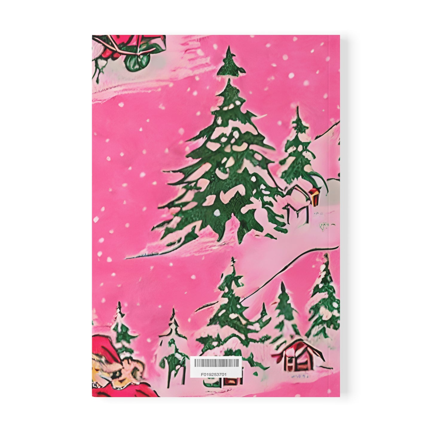 Vintage Christmas Softcover Notebook, A5