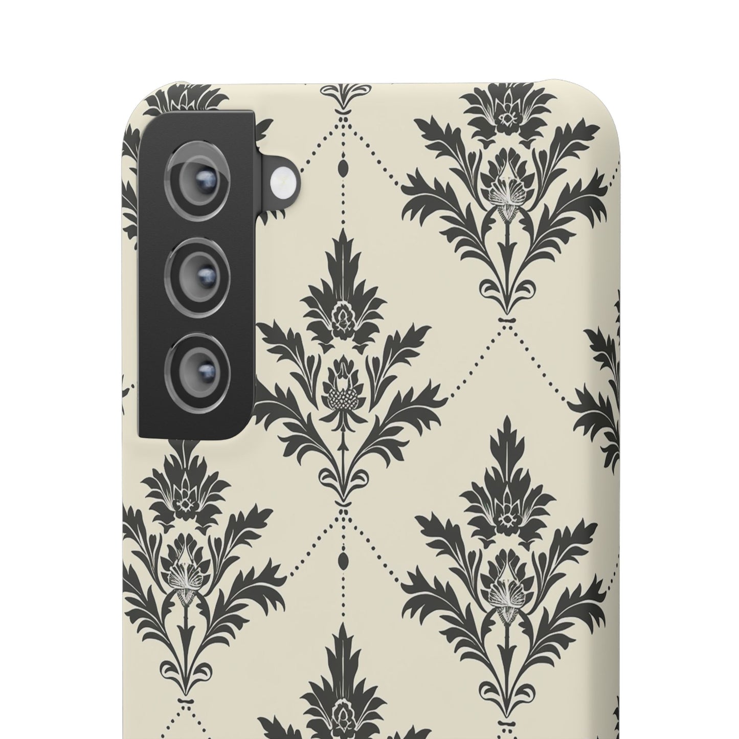 Midnight Damask Snap Case