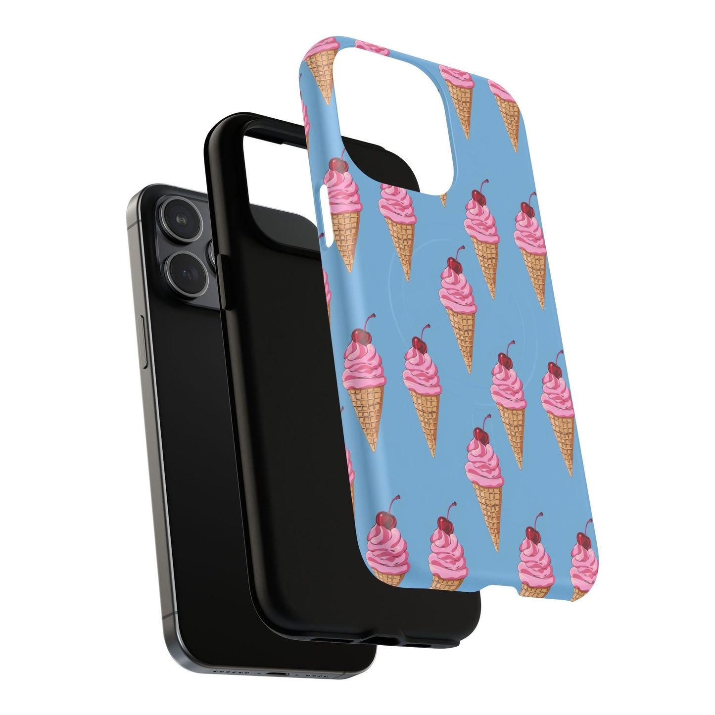 Cherry Swirl Tough Magnetic Phone Case