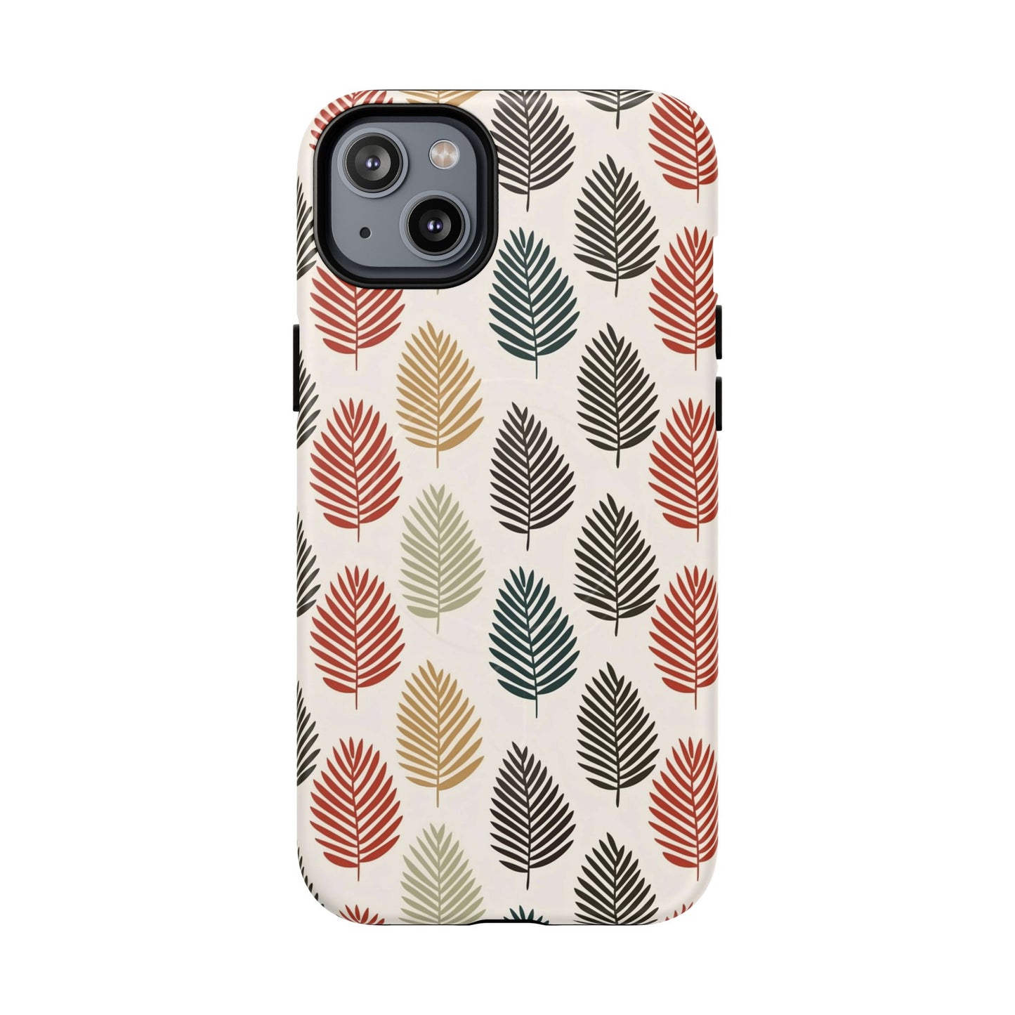 Robuste magnetische Handyhülle mit Herbstlaub-Motiv