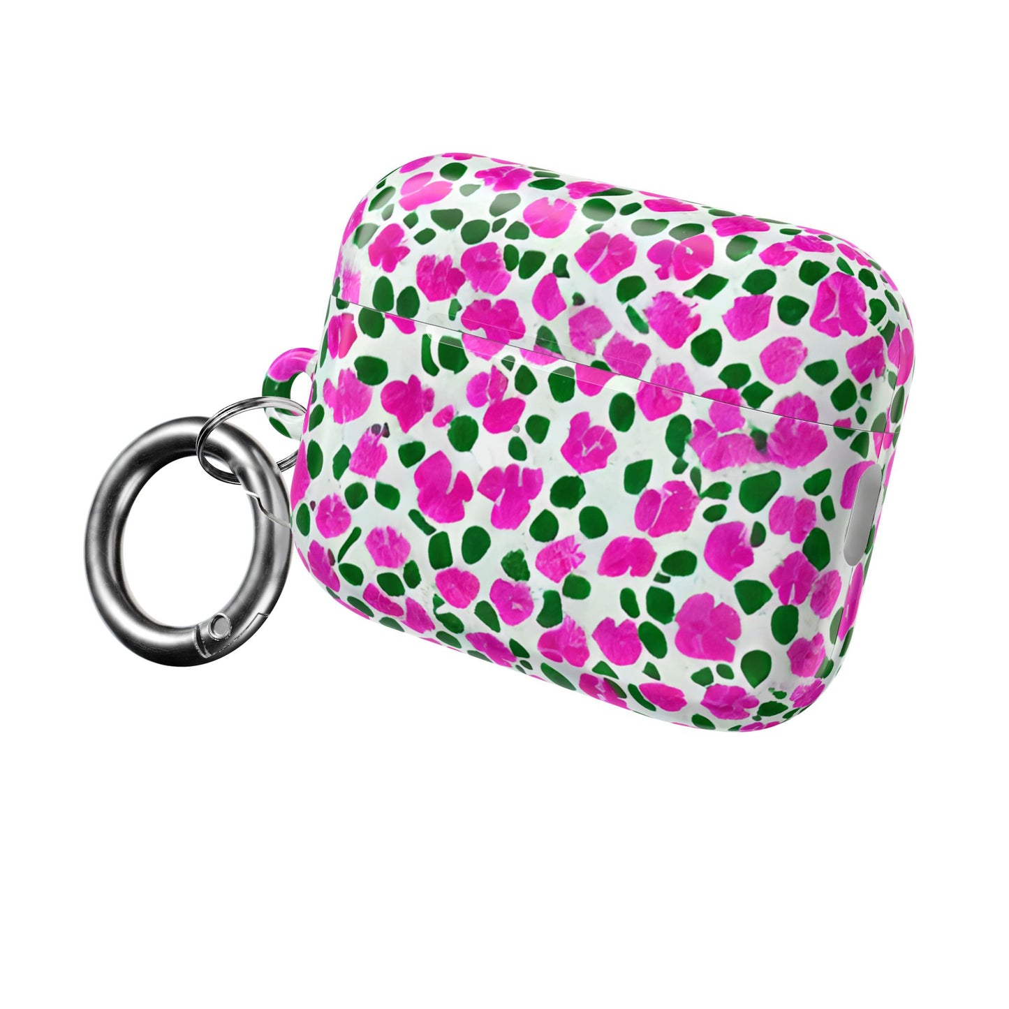 Petal Riot - Fuschia & Green Abstract AirPod Case