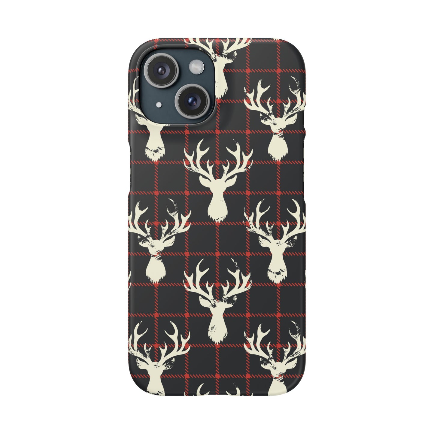 Stag Plaid Snap Case