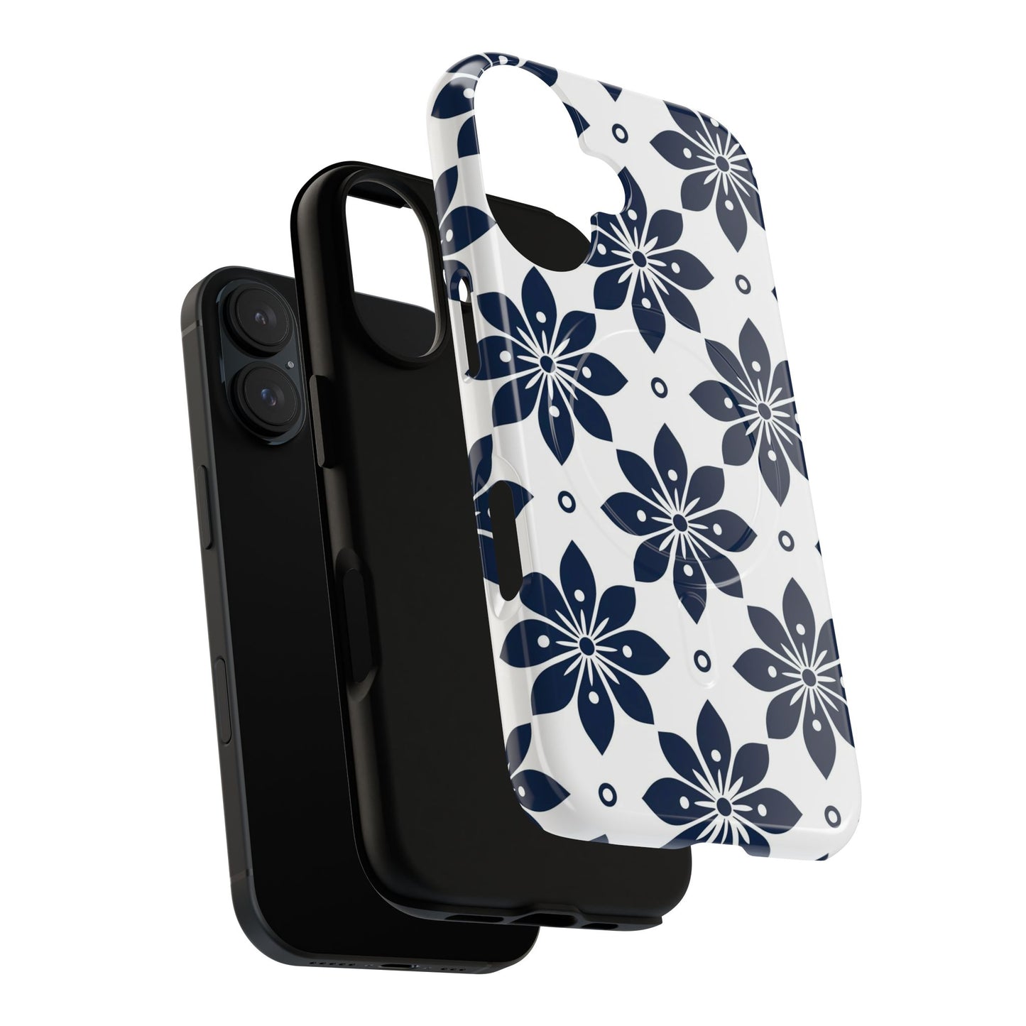 Azure Lattice Tough Magnetic Case