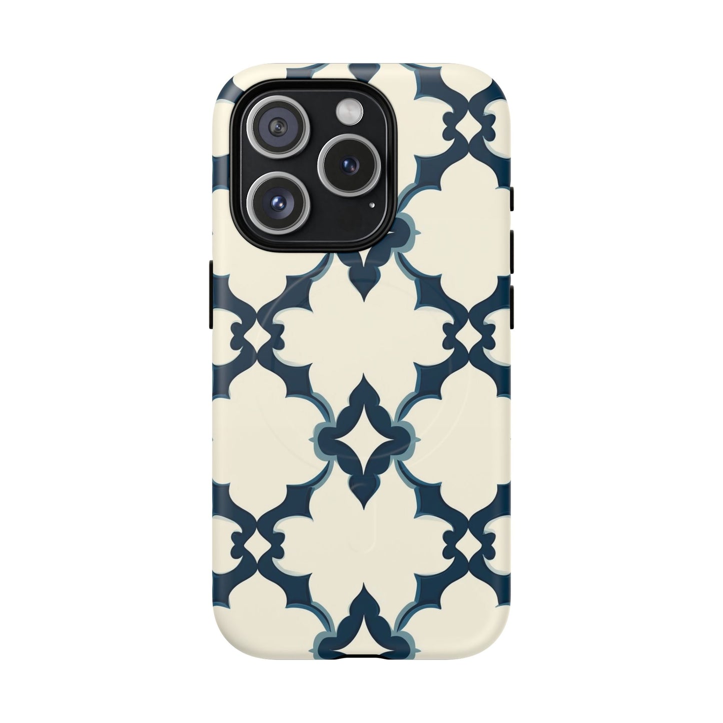 Midnight Quatrefoil Tough Magnetic Case