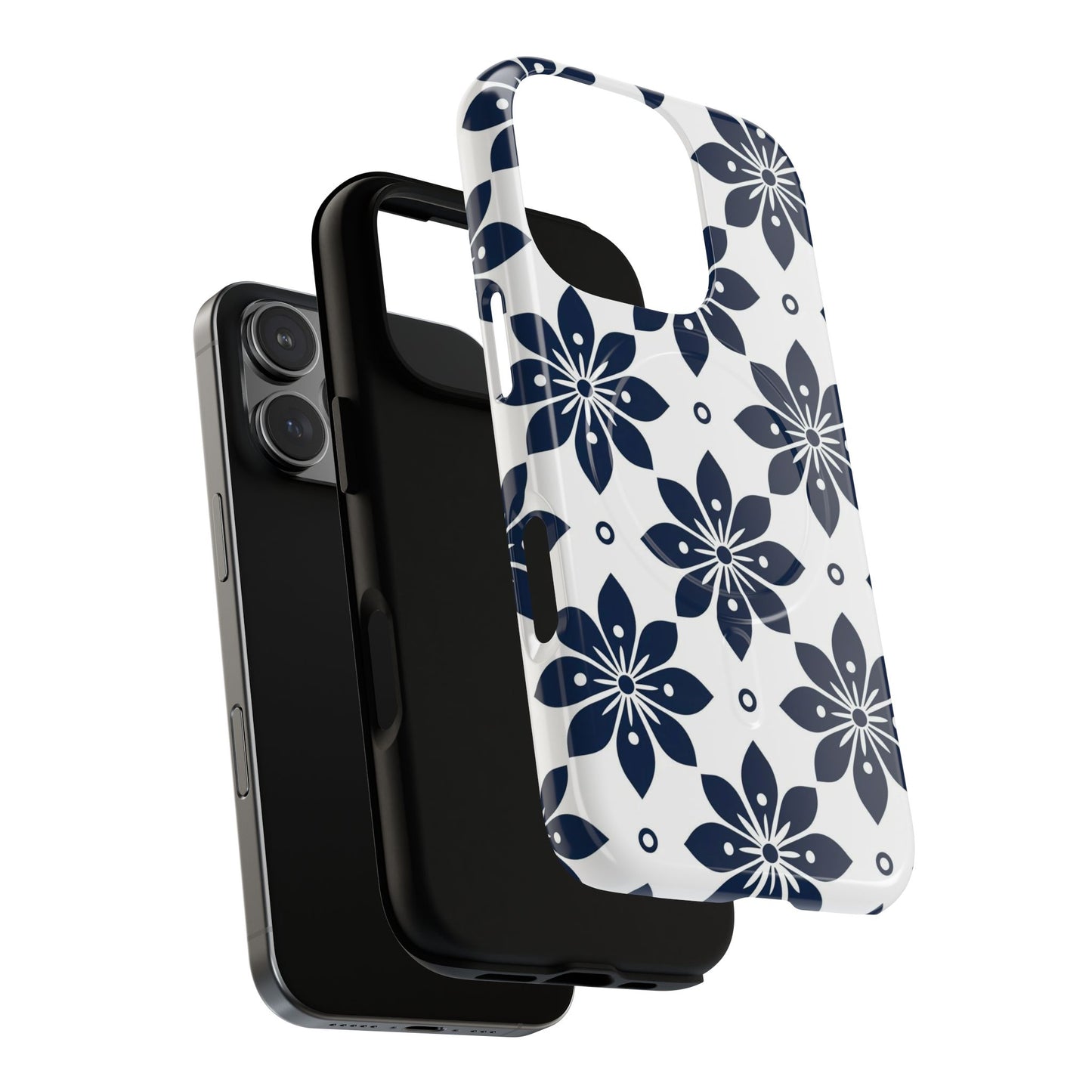 Azure Lattice Tough Magnetic Case