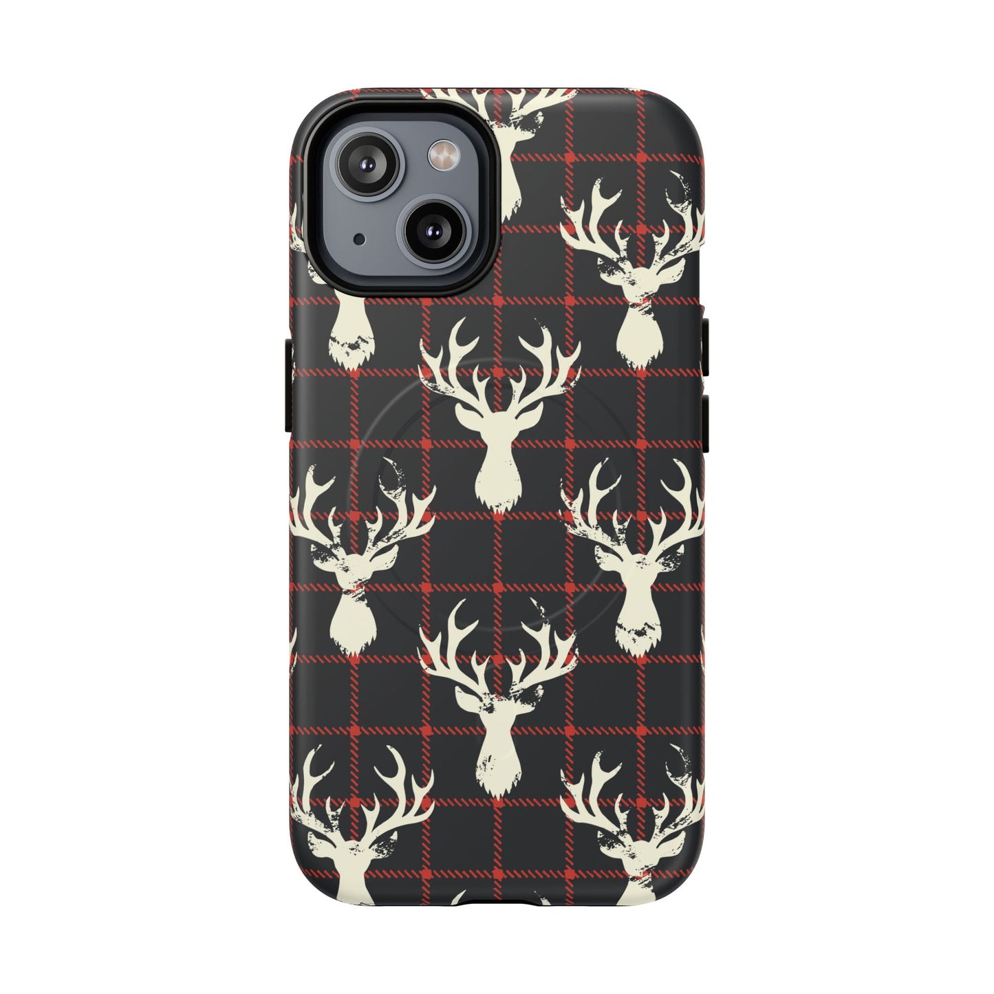 Stag Plaid Tough Magnetic Case