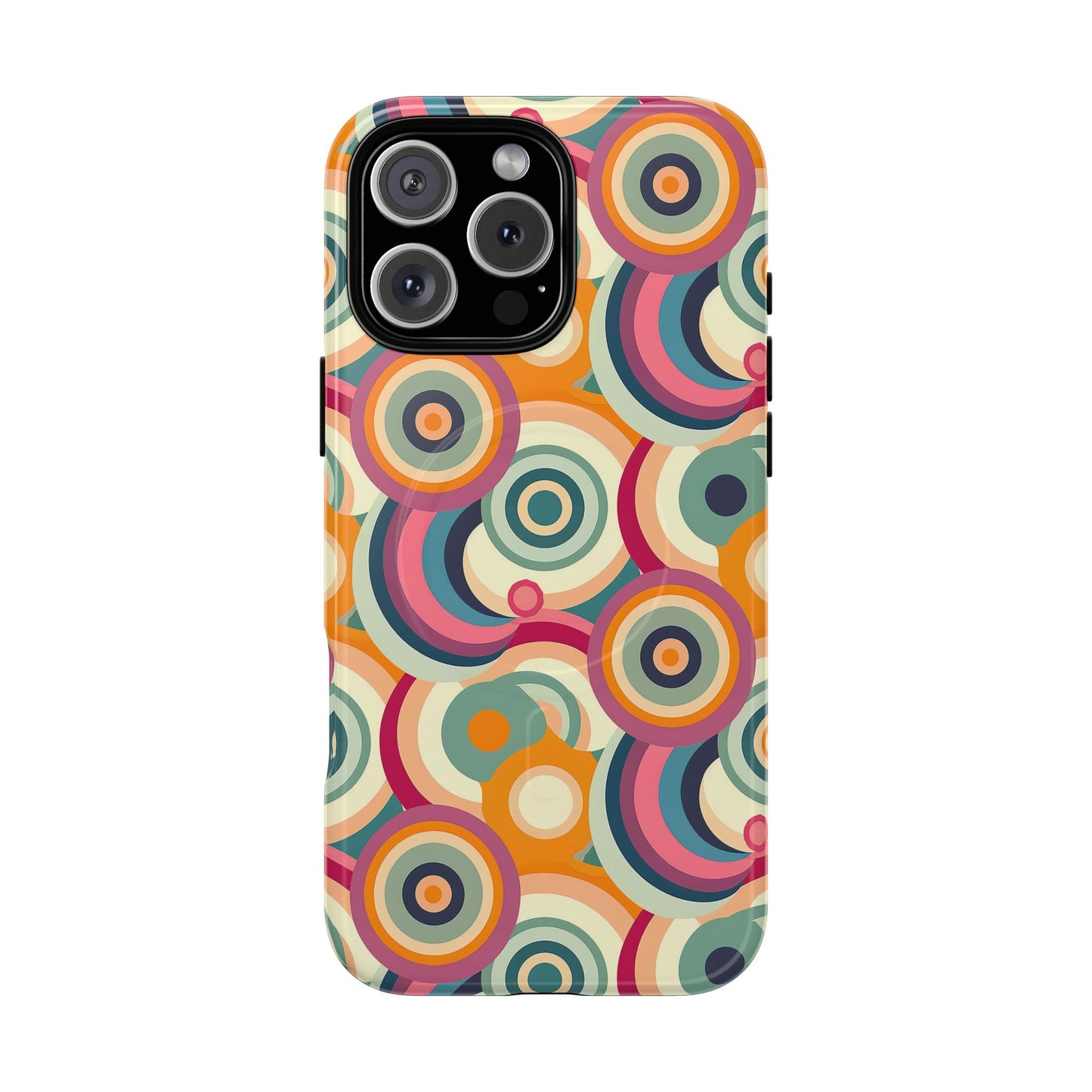 Retro Ripple Tough Magnetic Phone Case