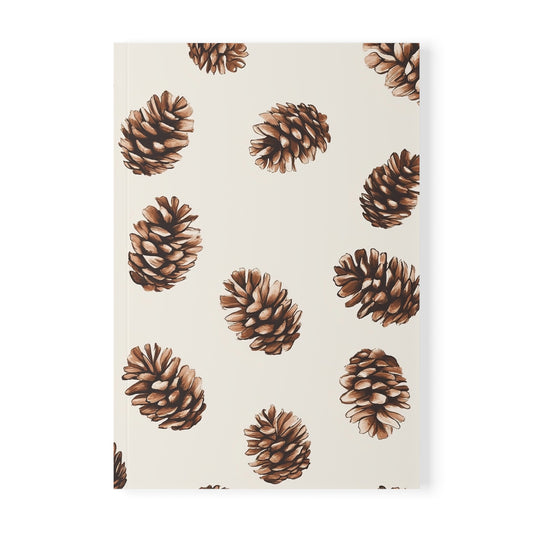 Woodland Pinecone Softcover Notebook, A5
