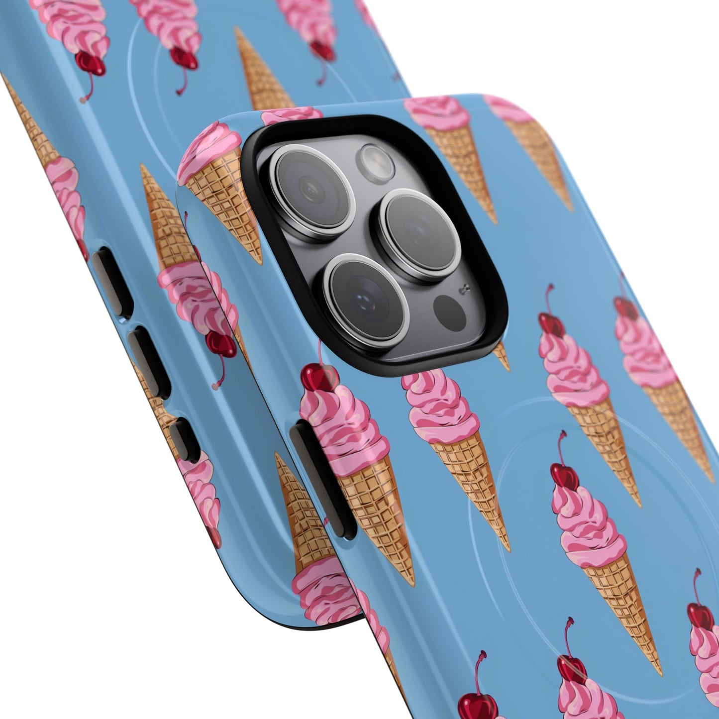 Cherry Swirl Tough Magnetic Phone Case
