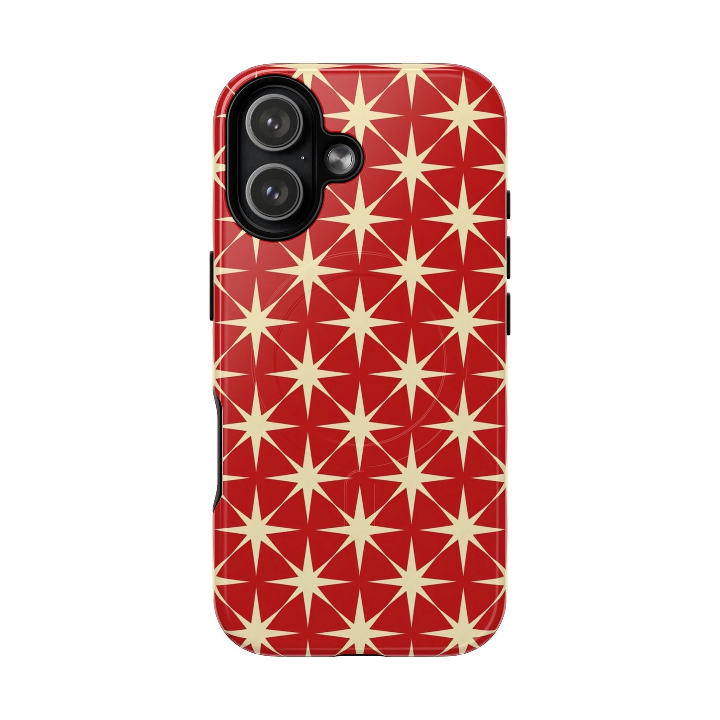 Crimson Star Tough Magnetic Phone Case