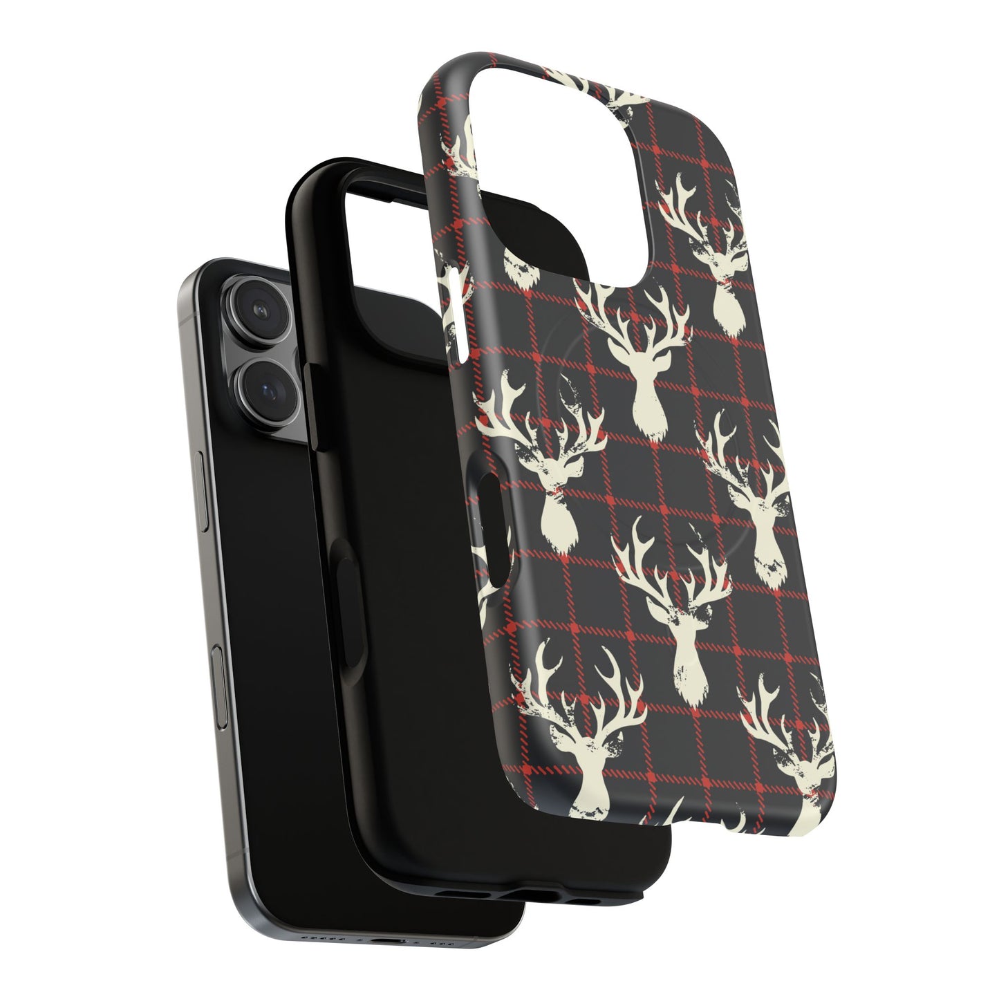 Stag Plaid Tough Magnetic Case