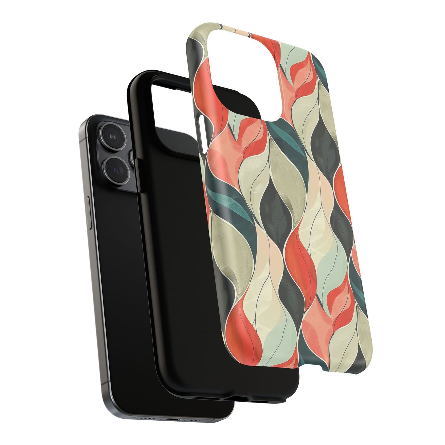 Soft Swirl Floral Tough Magnetic Case