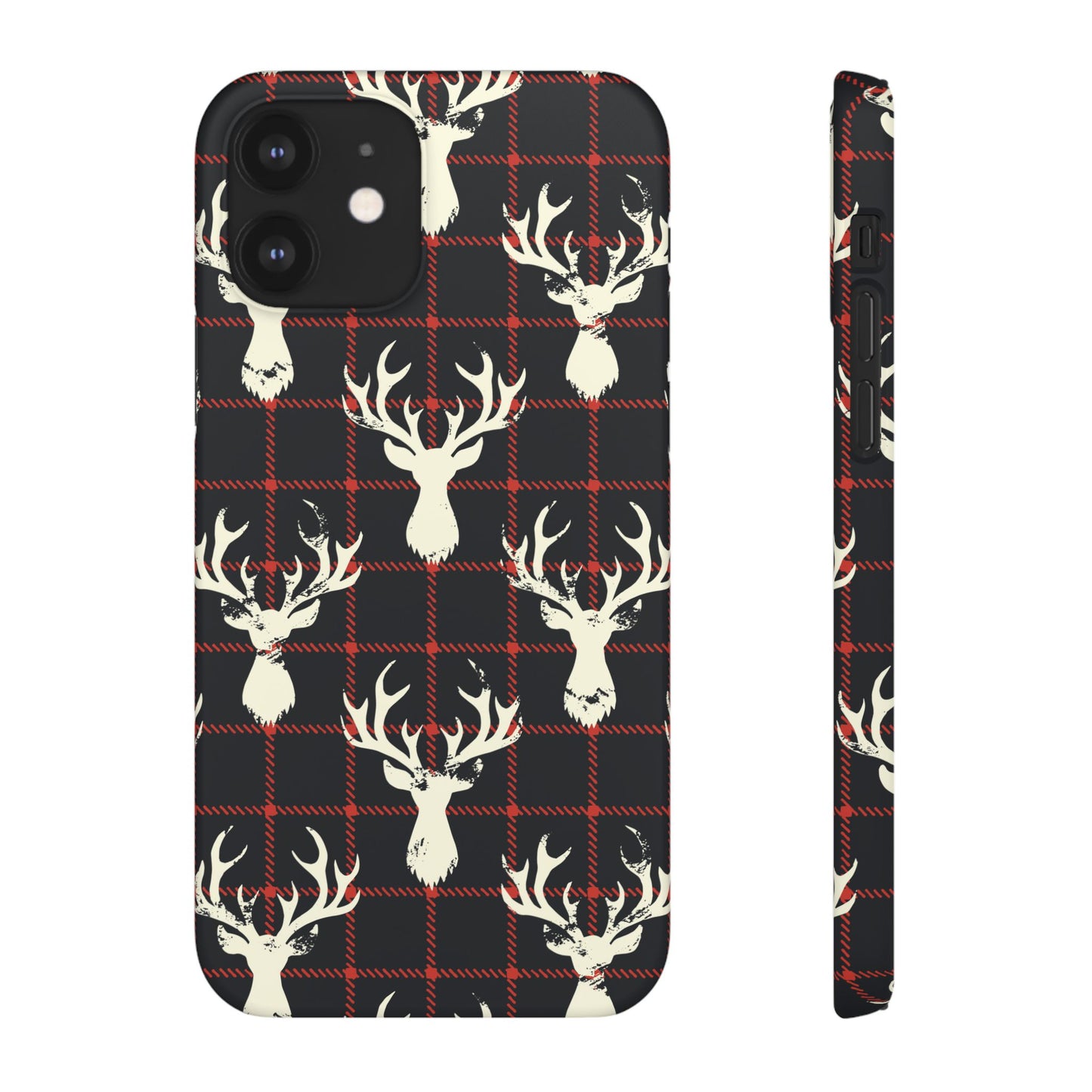 Stag Plaid Snap Case