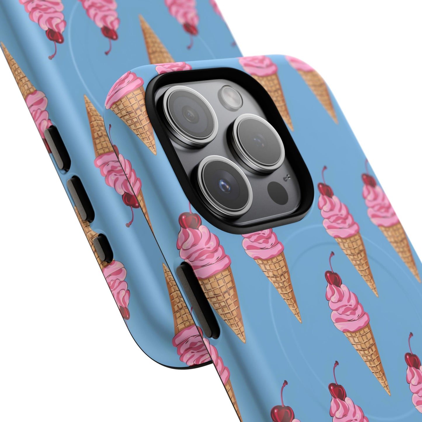Cherry Swirl Tough Magnetic Phone Case