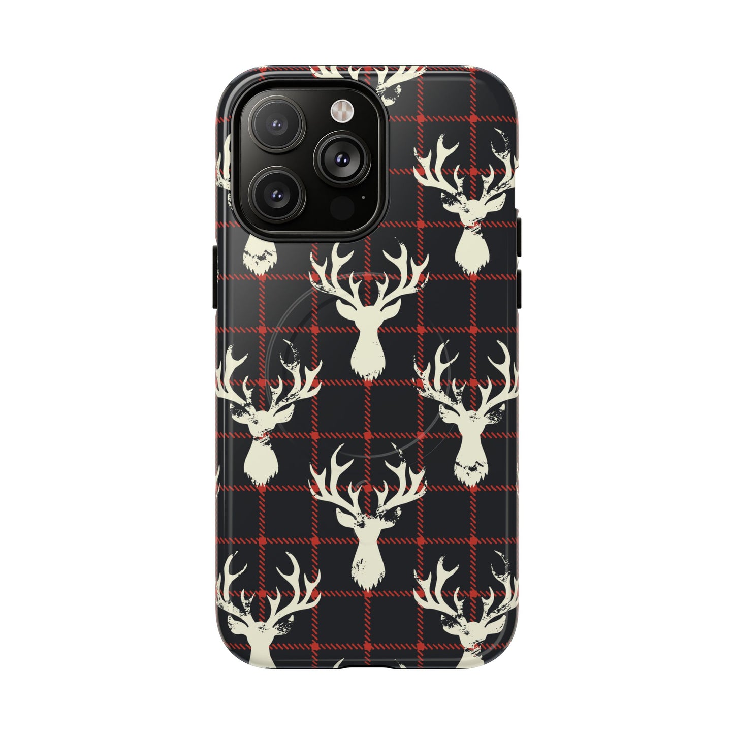 Stag Plaid Tough Magnetic Case