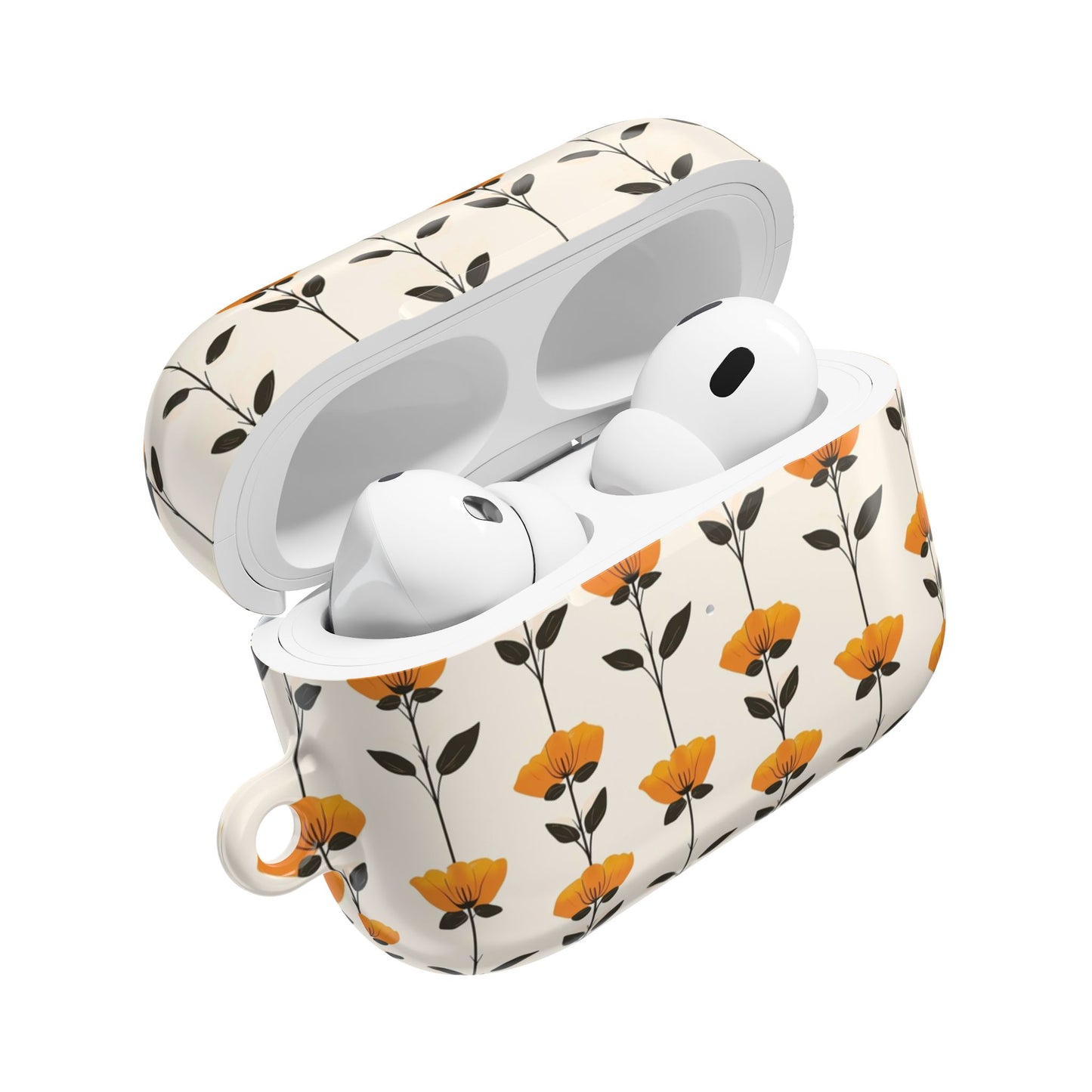 Golden Flowers AirPod Case