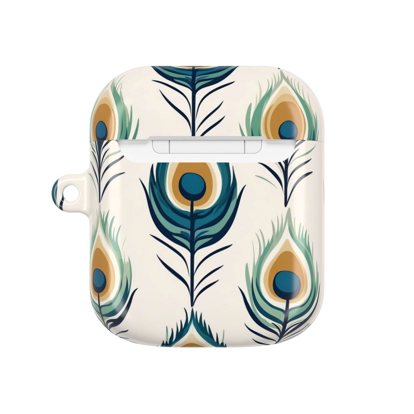 Strutting Peacock Feather AirPod Case