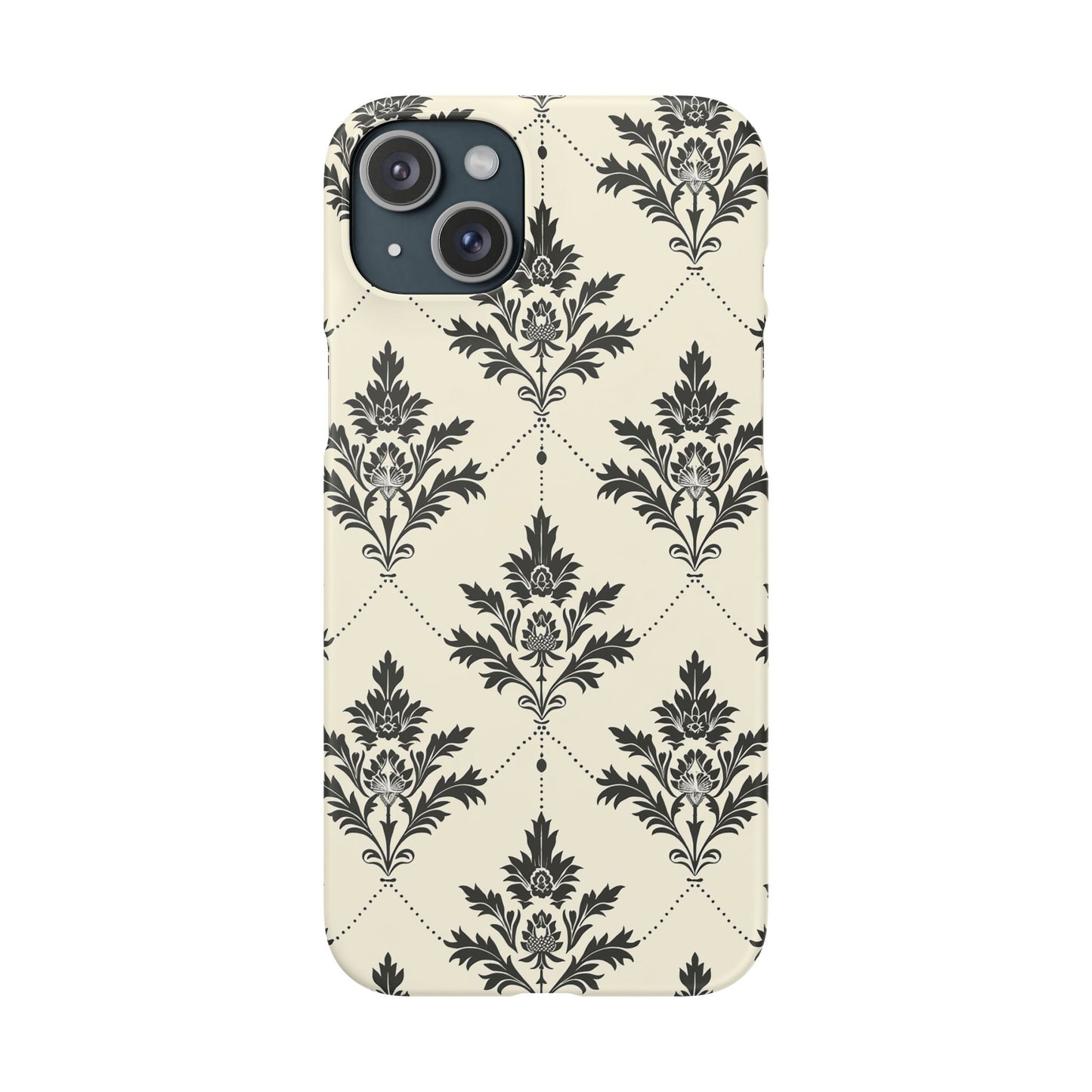 Midnight Damask Snap Case