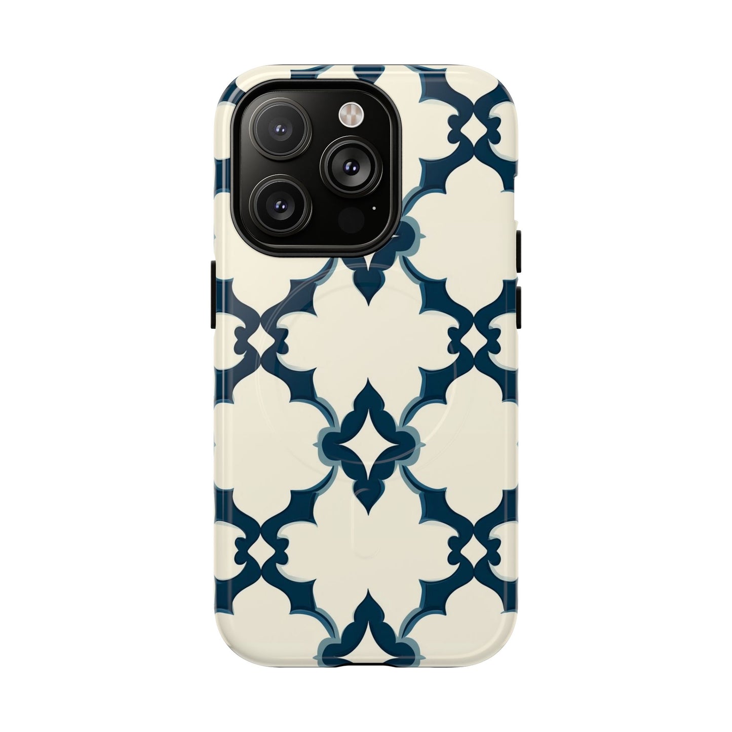 Midnight Quatrefoil Tough Magnetic Case