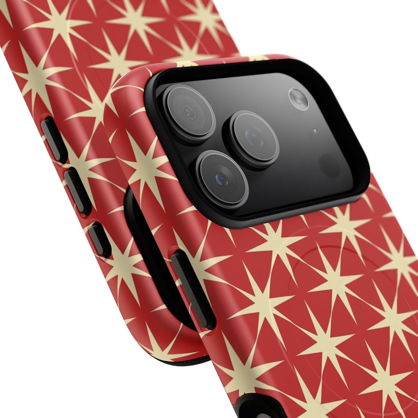 Crimson Star Tough Magnetic Phone Case