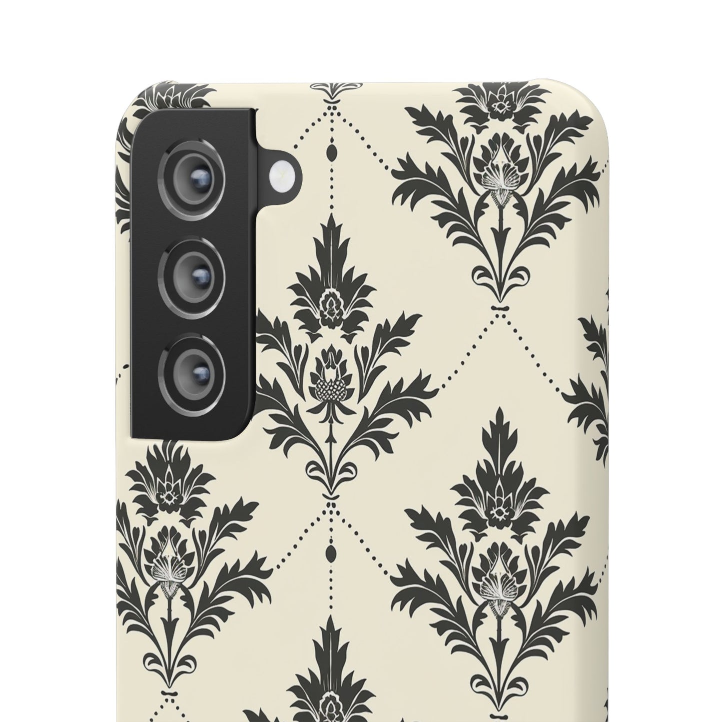 Midnight Damask Snap Case