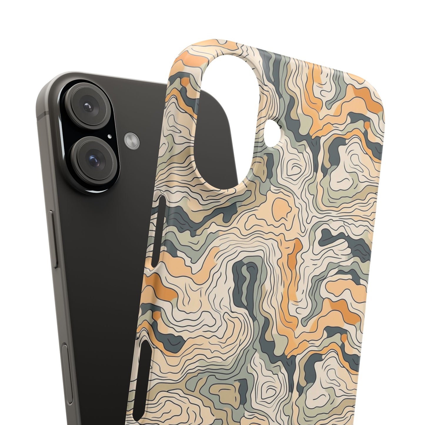 Earthy Abstract Snap Case