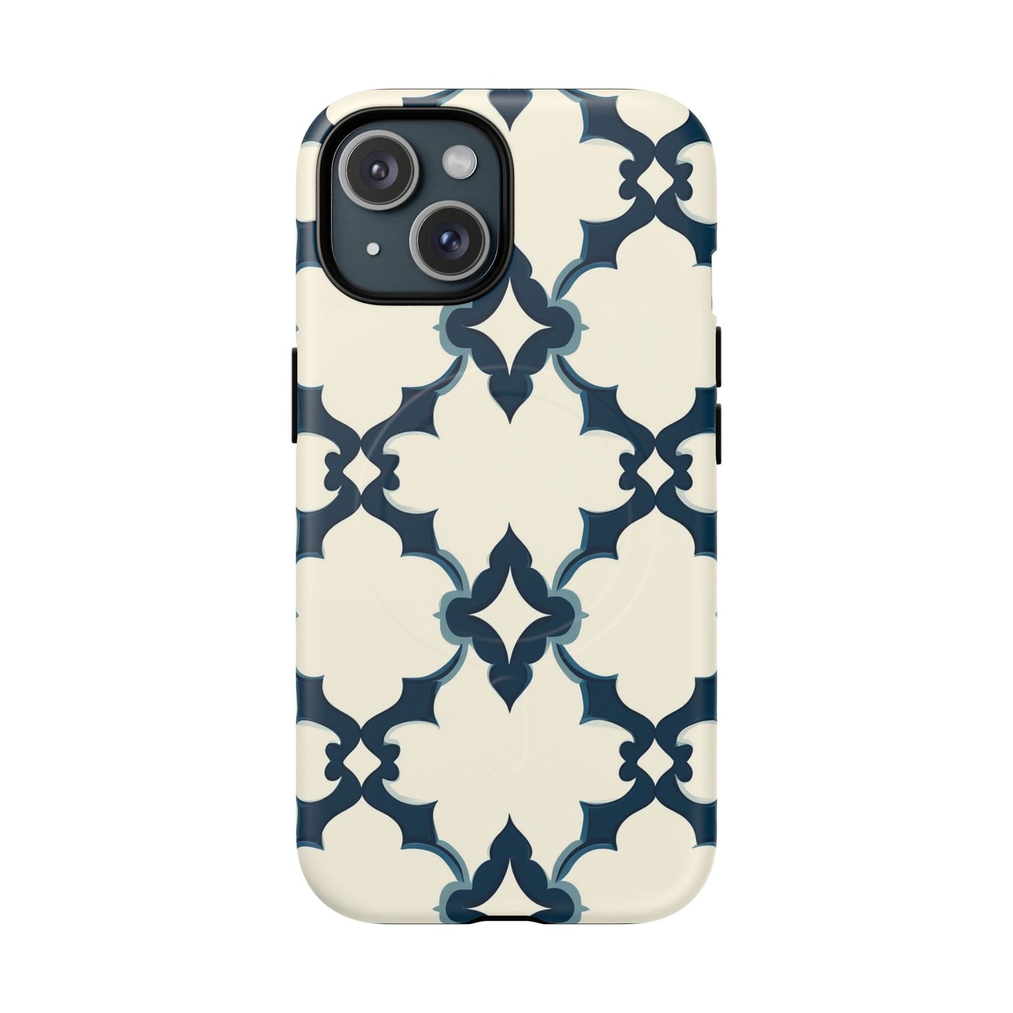 Midnight Quatrefoil Tough Magnetic Case