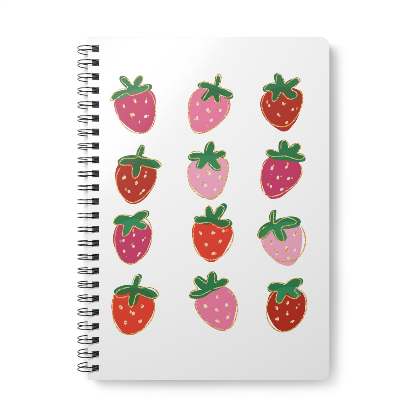 Berry Patch Wirobound Notebook, A5