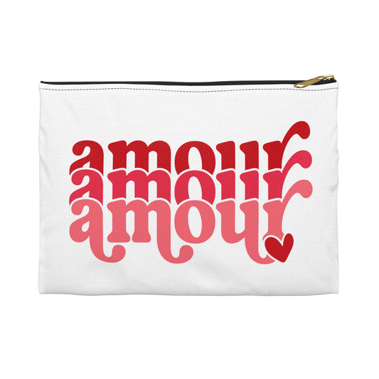 amour & falling hearts Accessory Pouch