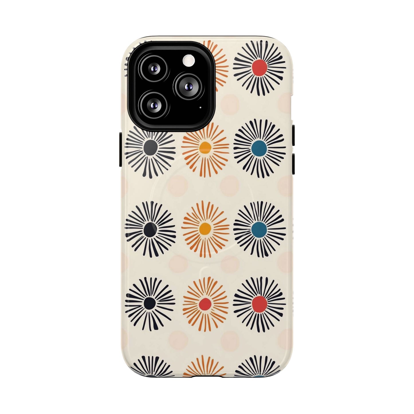 Burstwise Colorful Floral Tough Magnetic Case