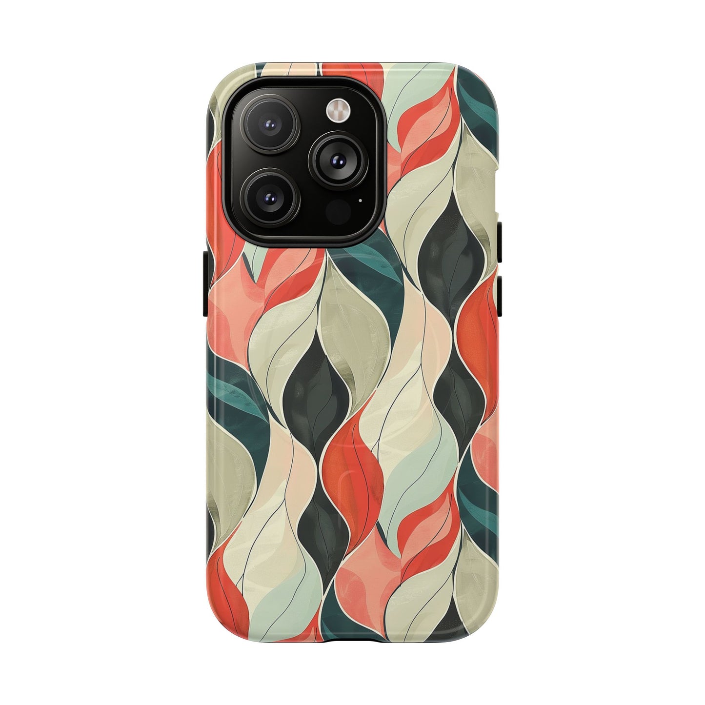 Soft Swirl Floral Tough Magnetic Case