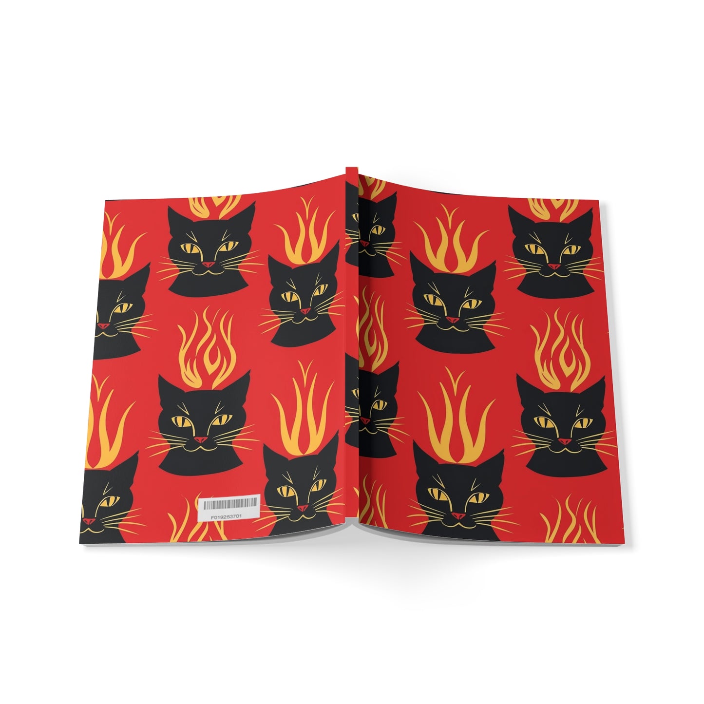 Devil Kitty Softcover Notebook, A5 Journal