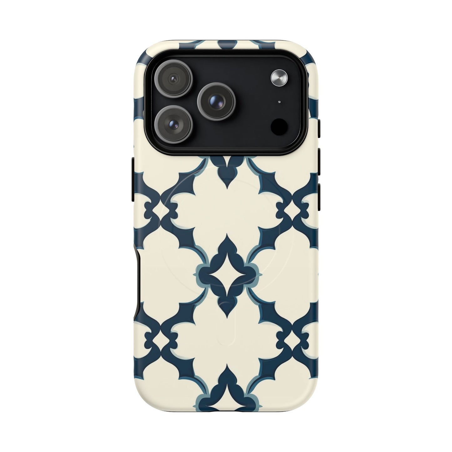 Midnight Quatrefoil Tough Magnetic Case