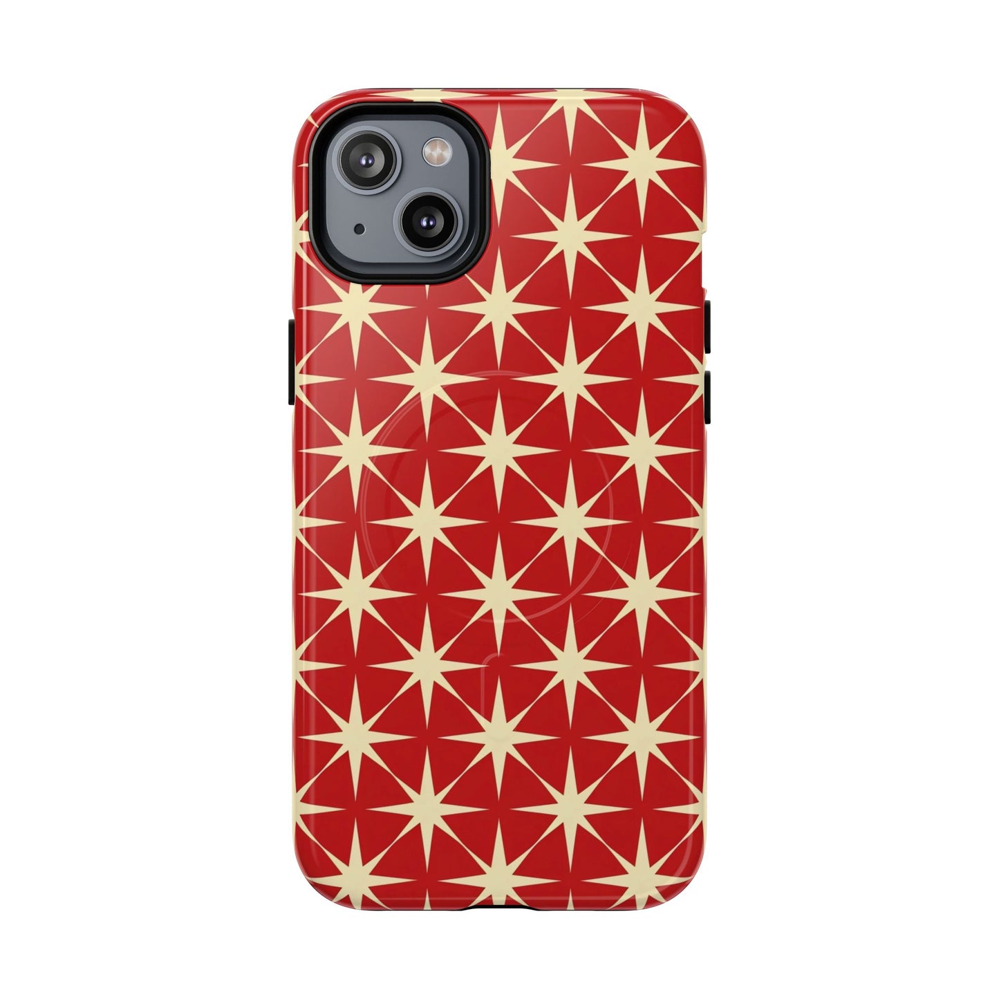 Crimson Star Tough Magnetic Phone Case