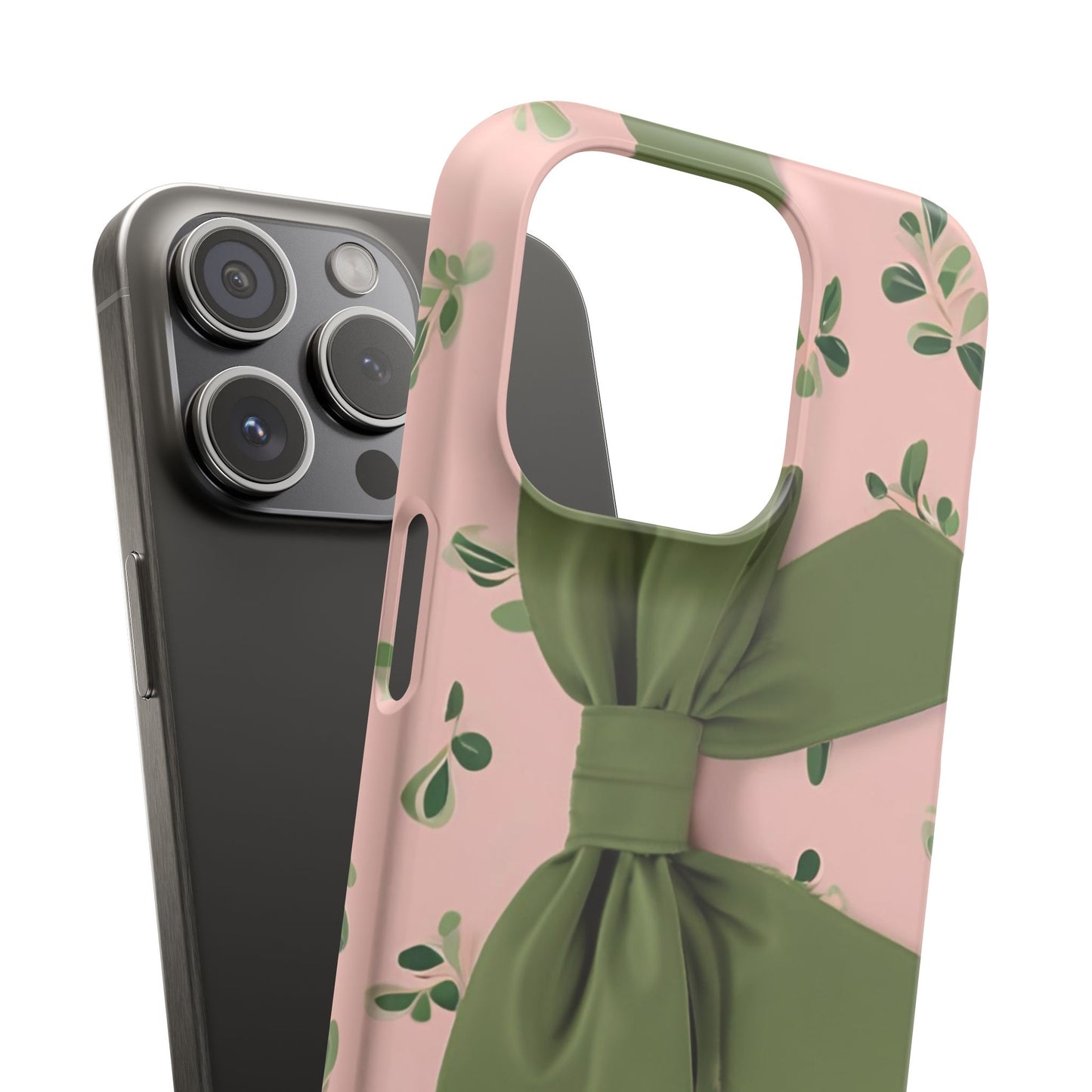 Blushing Bow Snap Case