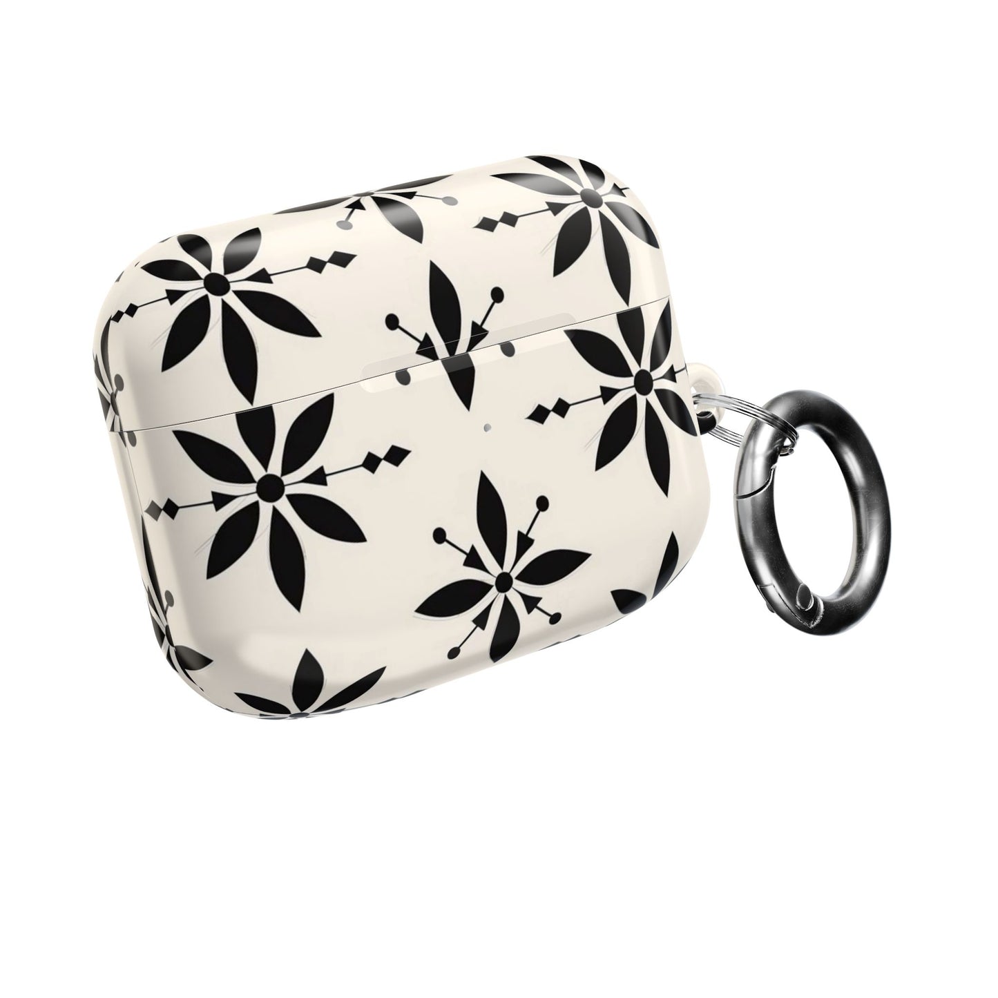 Cream & Black Design AirPod Cases