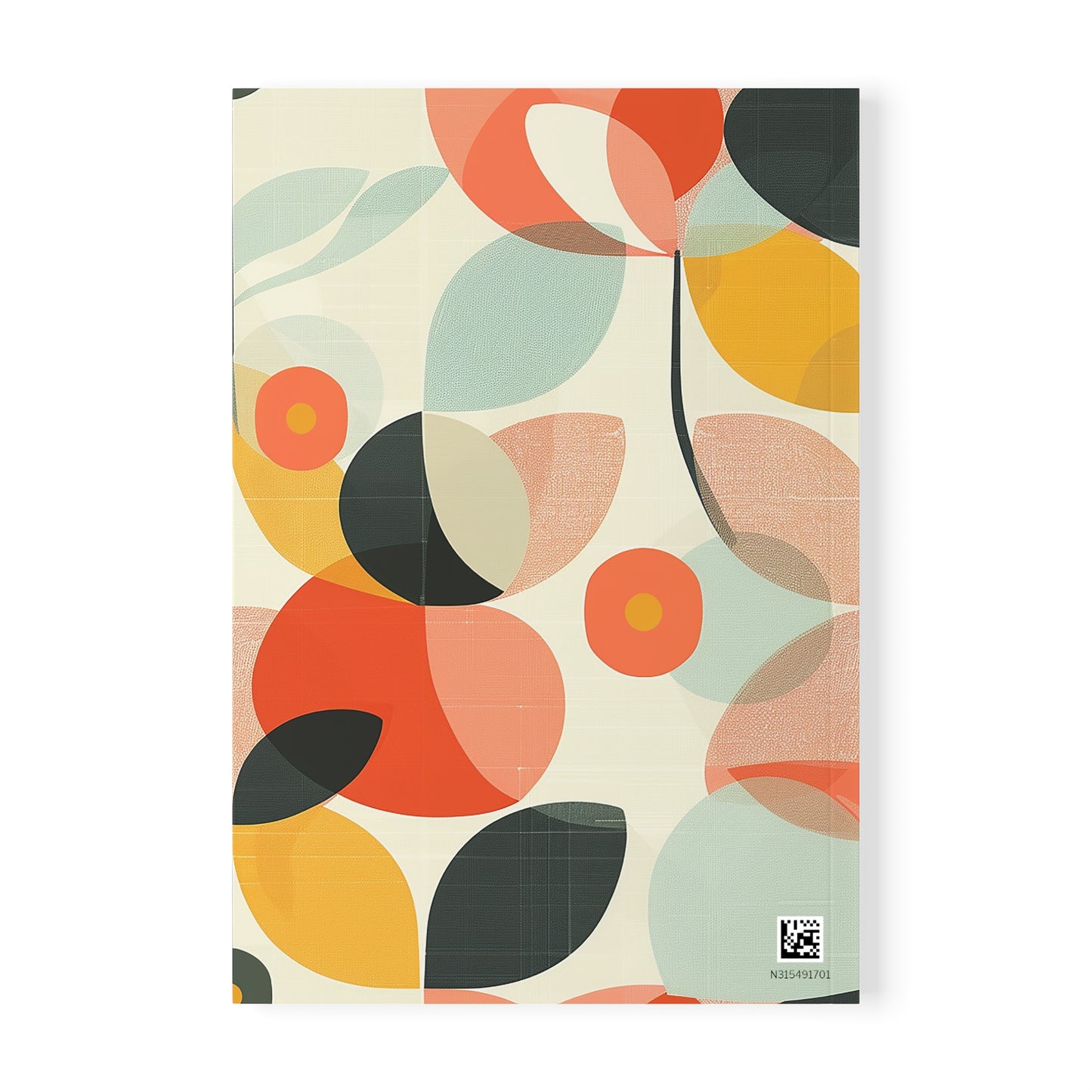 Modernes Leaf -Notebook A5