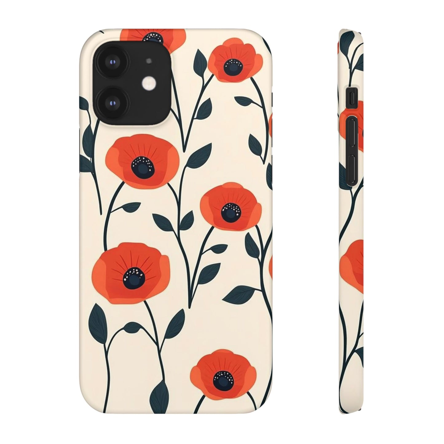 Poppy Fields Phone Snap Case
