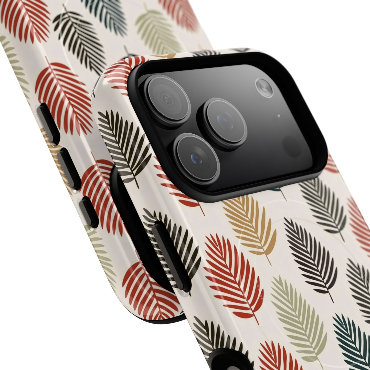 Robuste magnetische Handyhülle mit Herbstlaub-Motiv