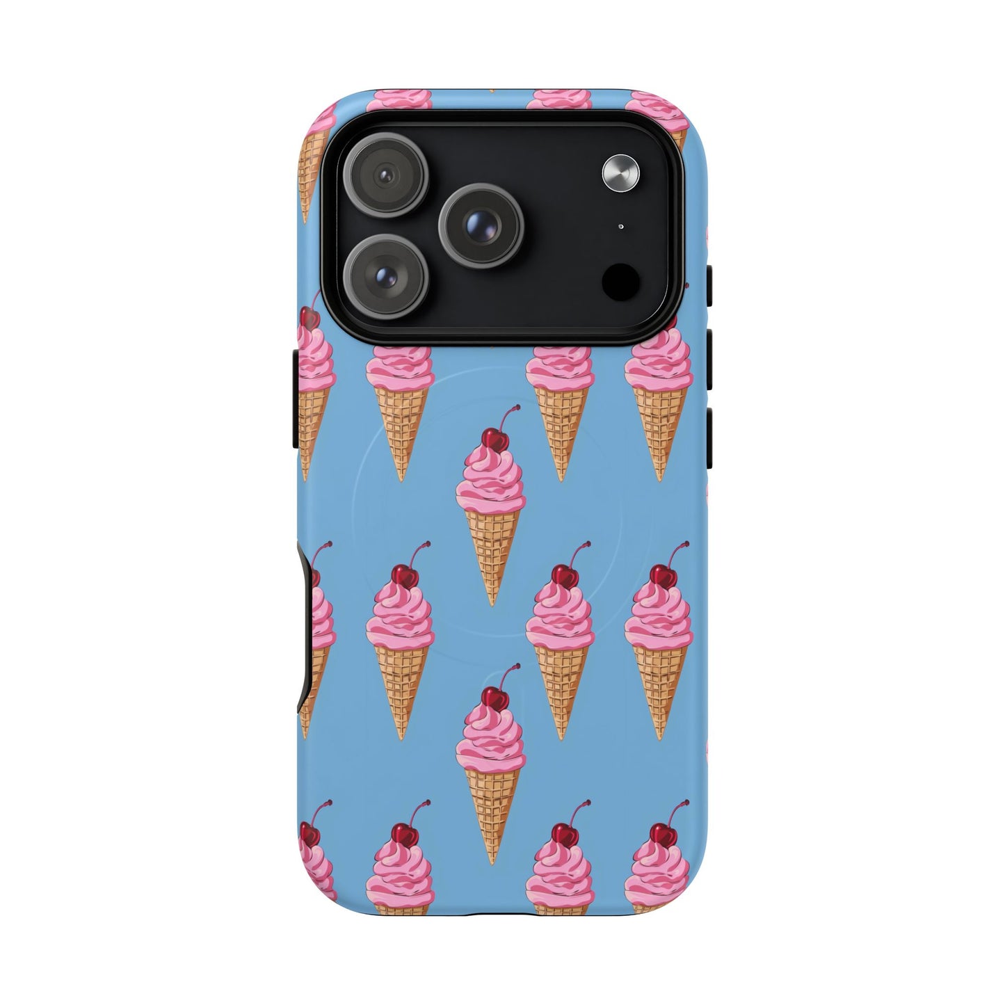 Cherry Swirl Tough Magnetic Phone Case