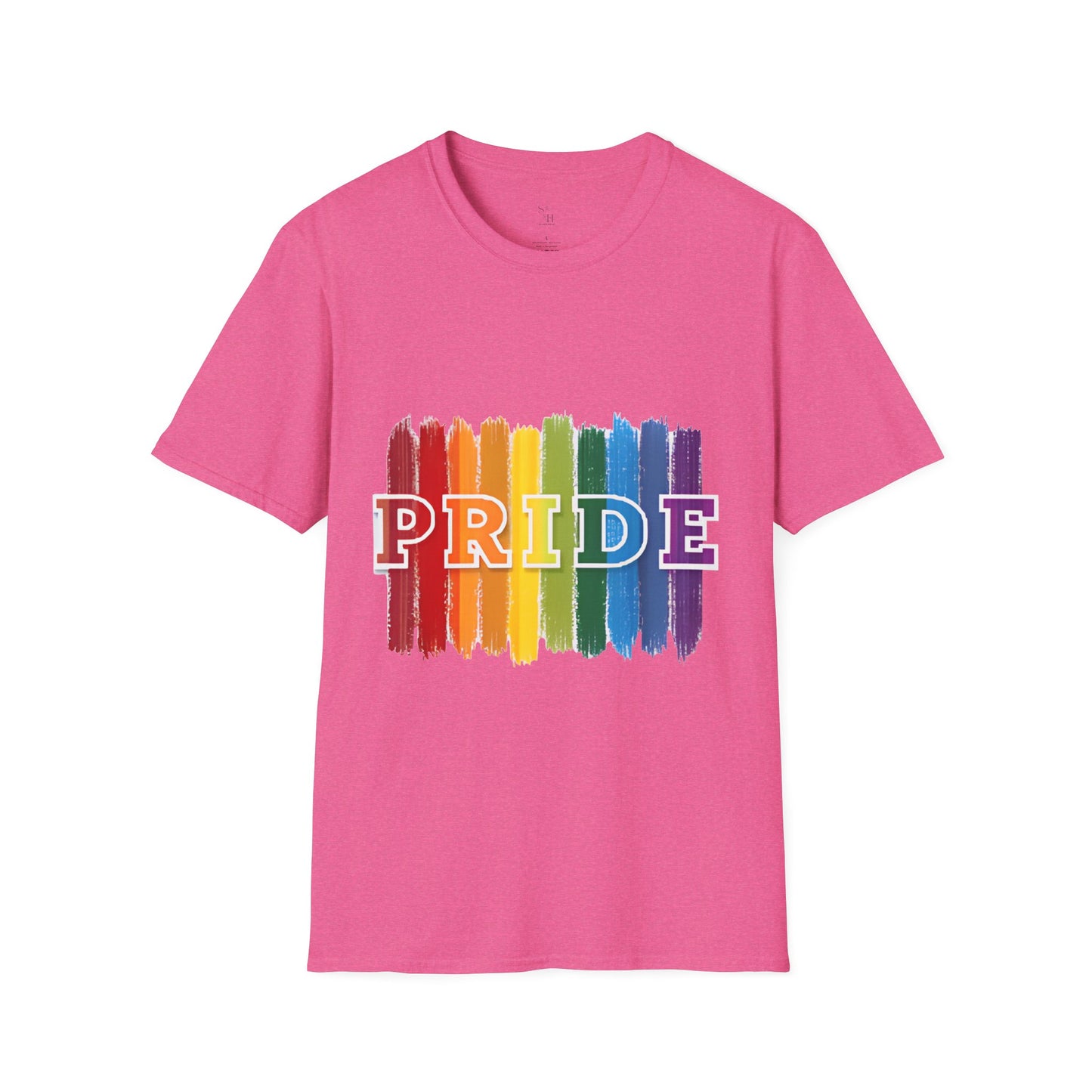 Pride Rainbow Stripes & Fingerprint T-Shirt