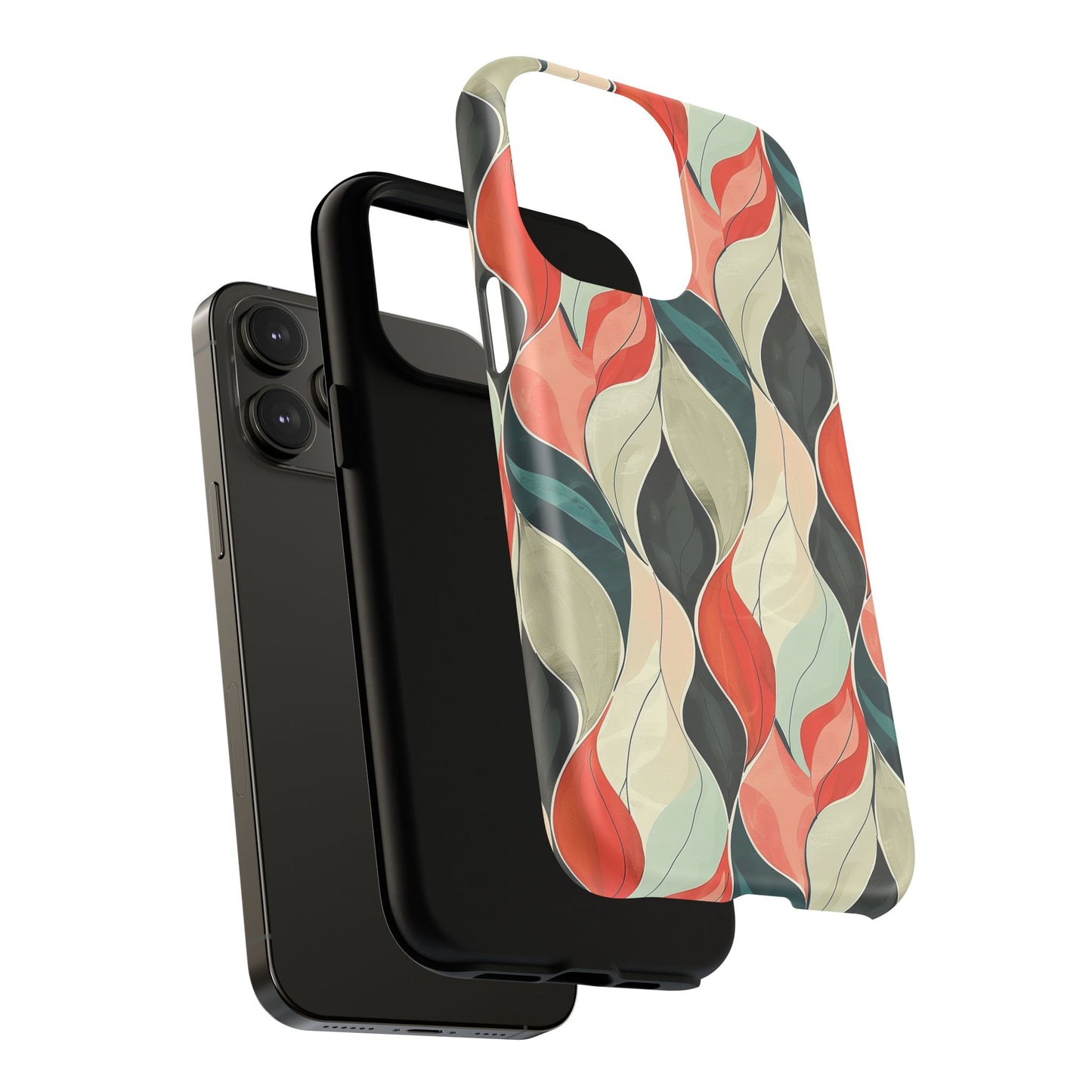 Soft Swirl Floral Tough Magnetic Case
