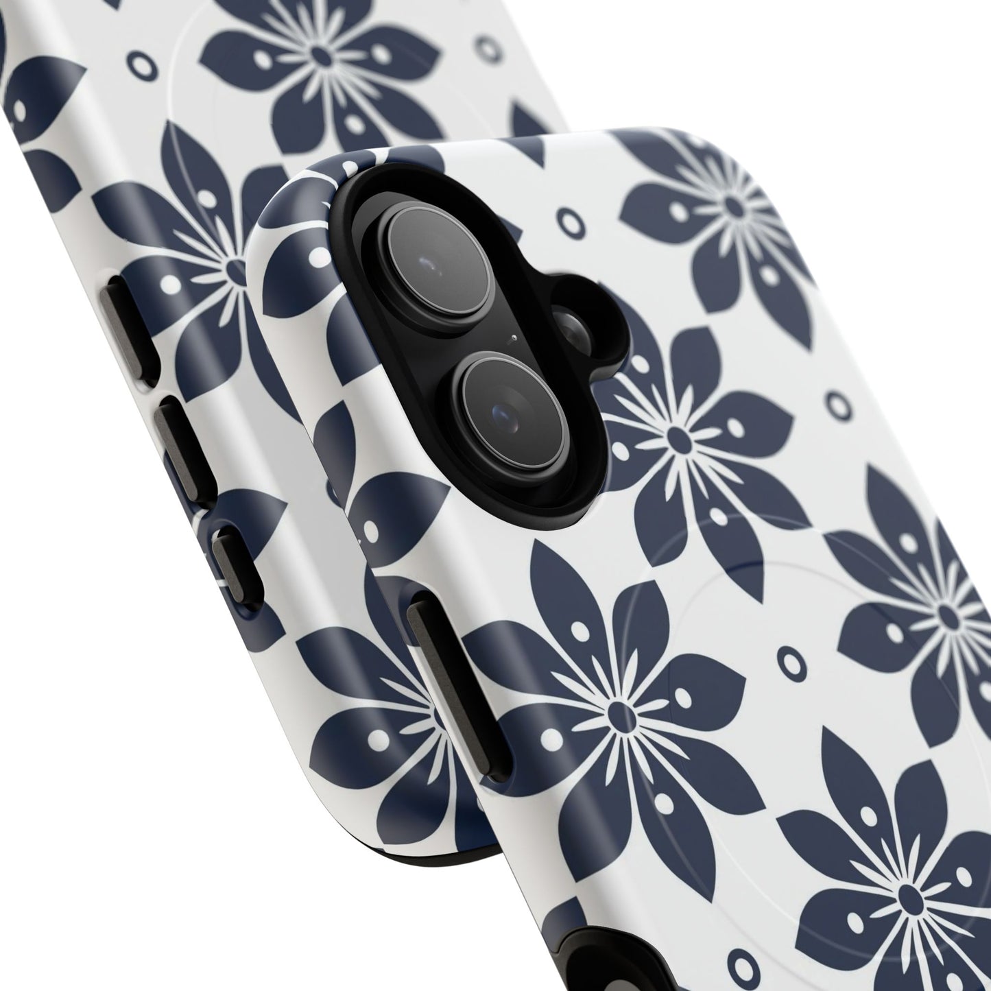Azure Lattice Tough Magnetic Case