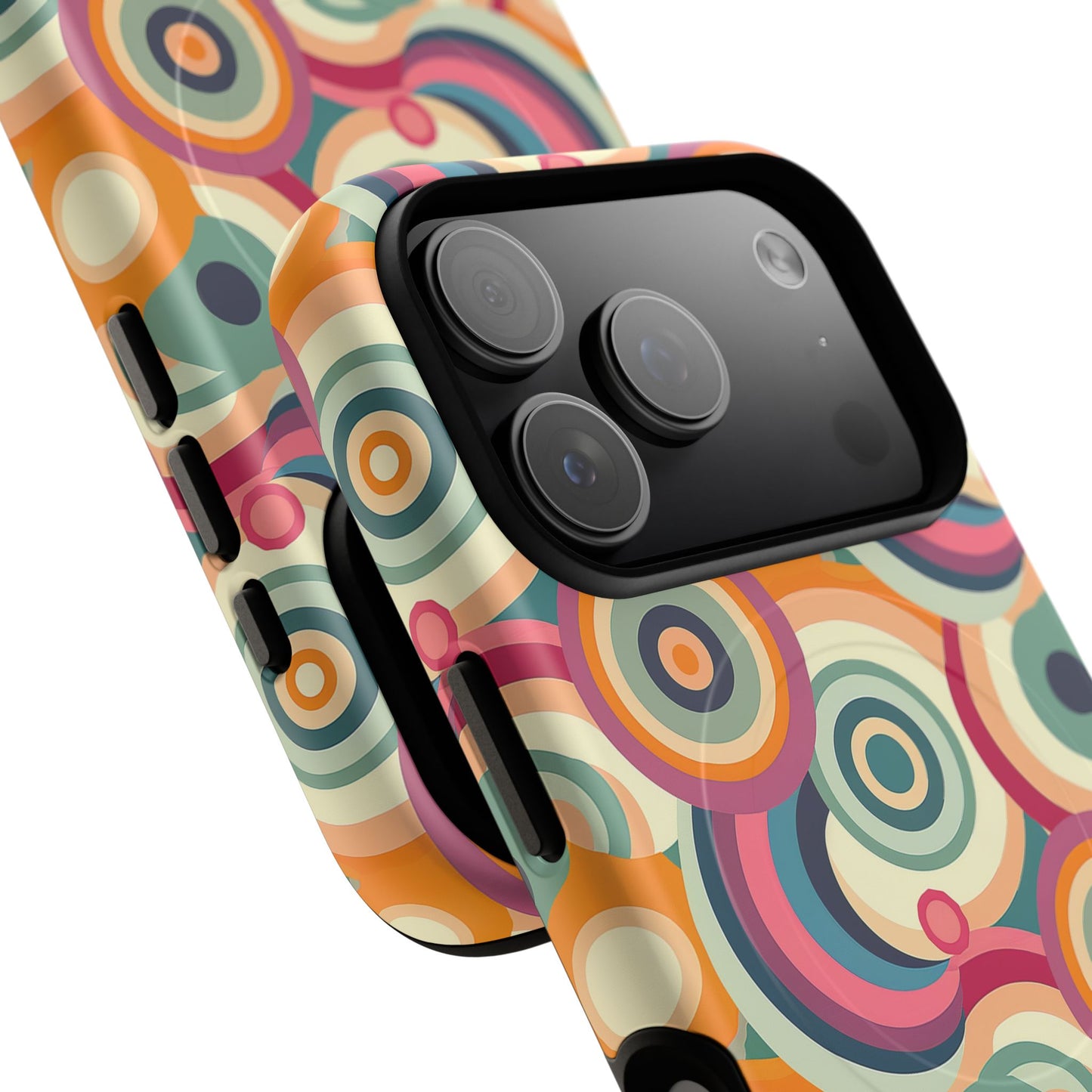Retro Ripple Tough Magnetic Phone Case