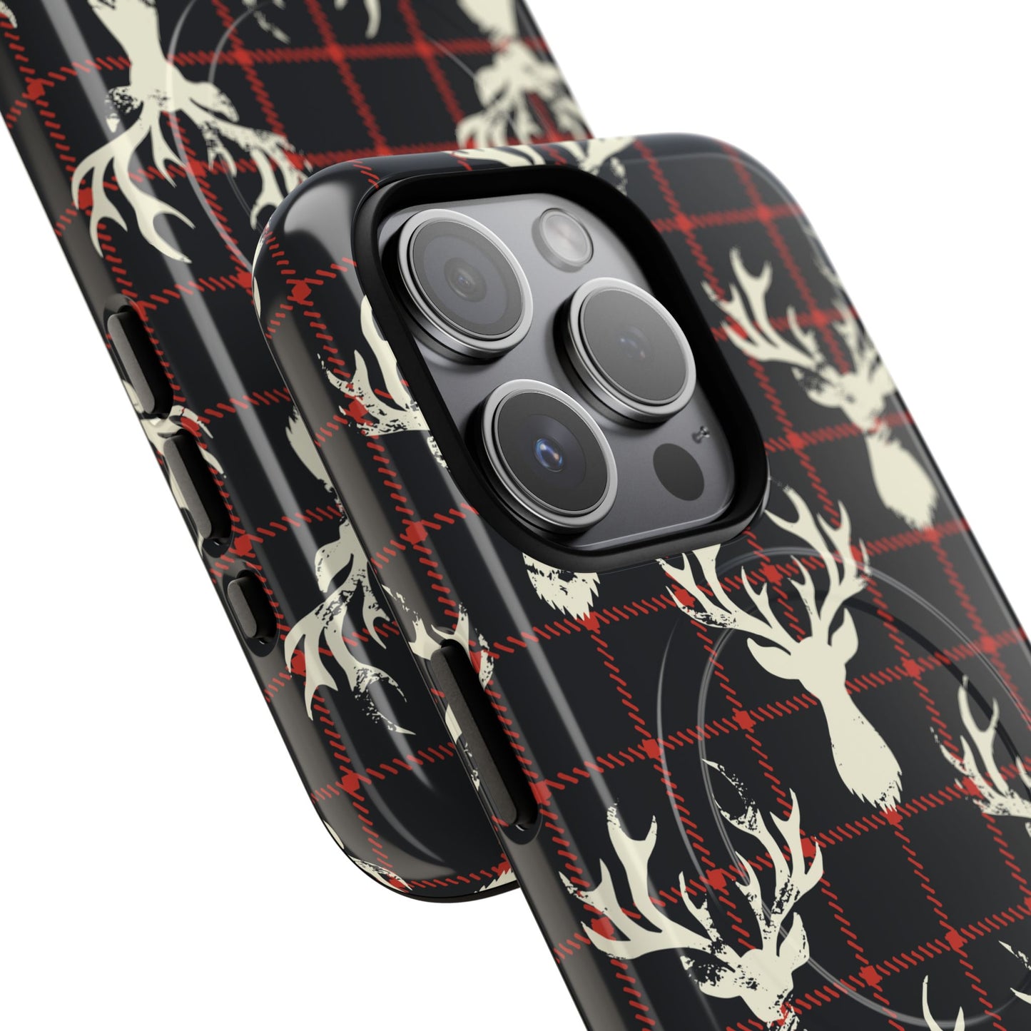 Stag Plaid Tough Magnetic Case