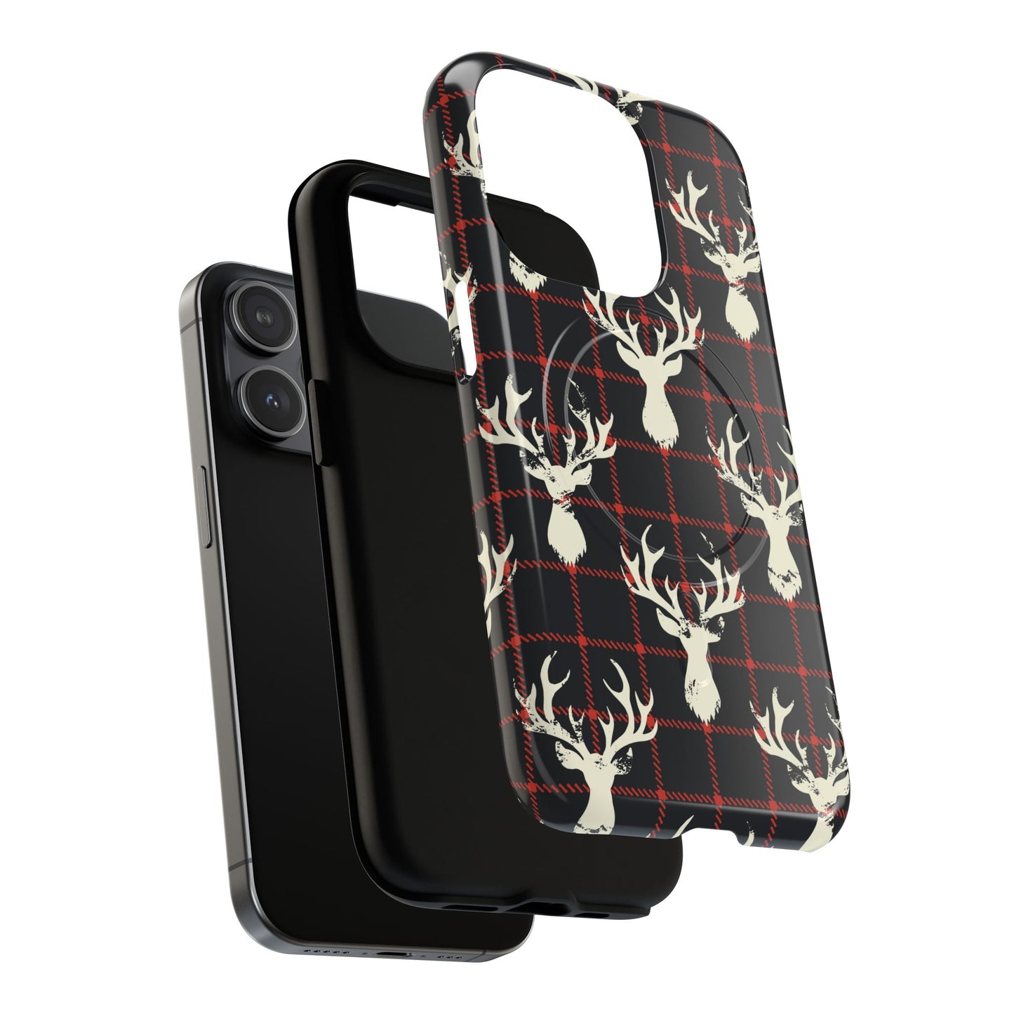 Stag Plaid Tough Magnetic Case