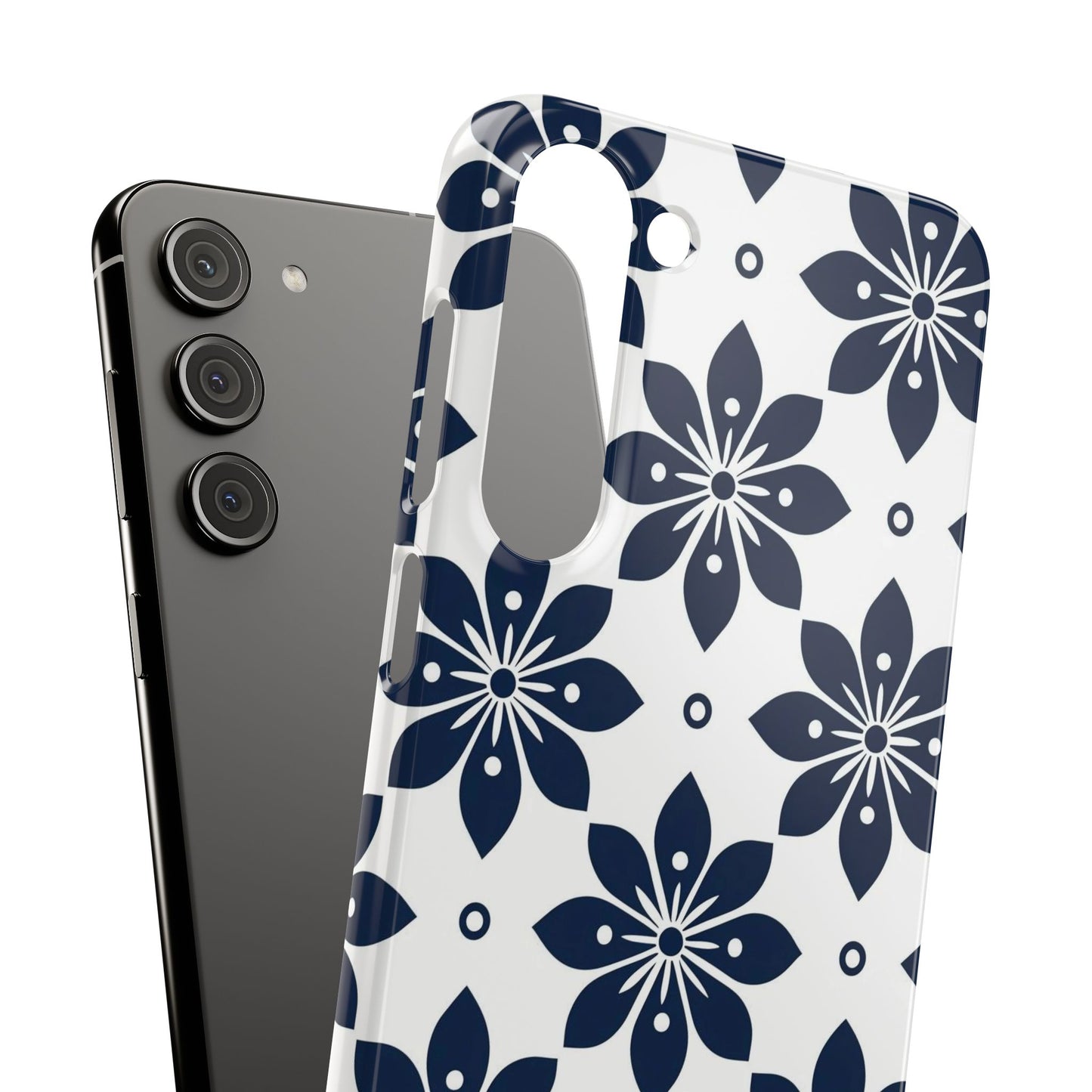 Azure Lattice Snap Case