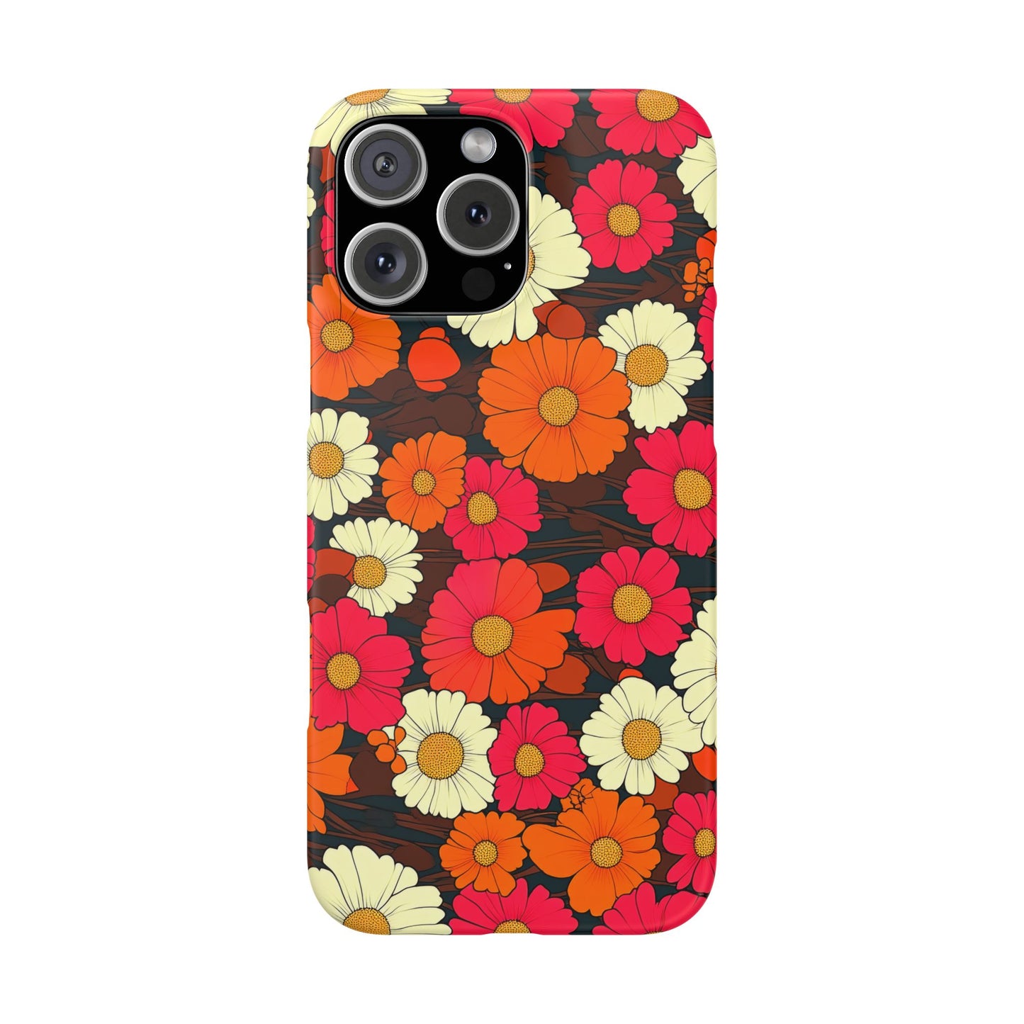 Petal Swing Retro Phone Snap Case