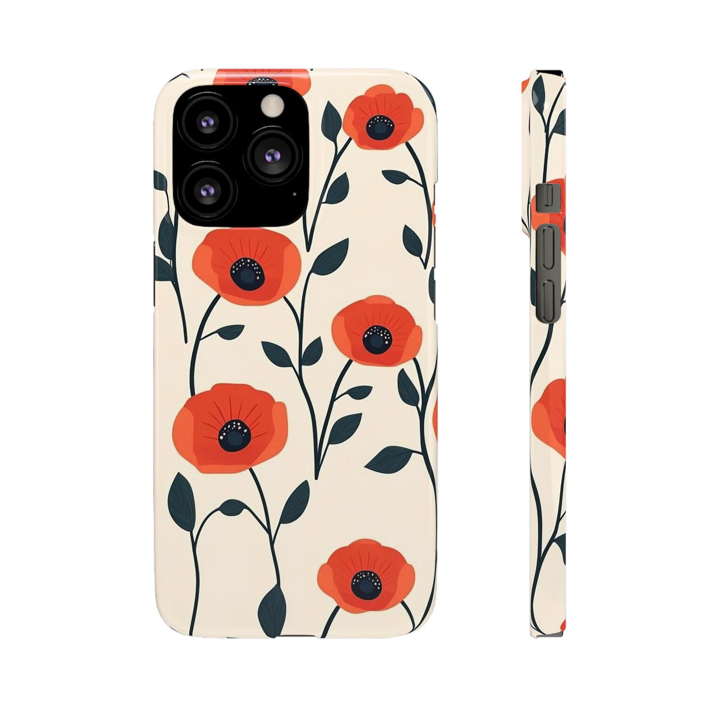 Poppy Fields Phone Snap Case