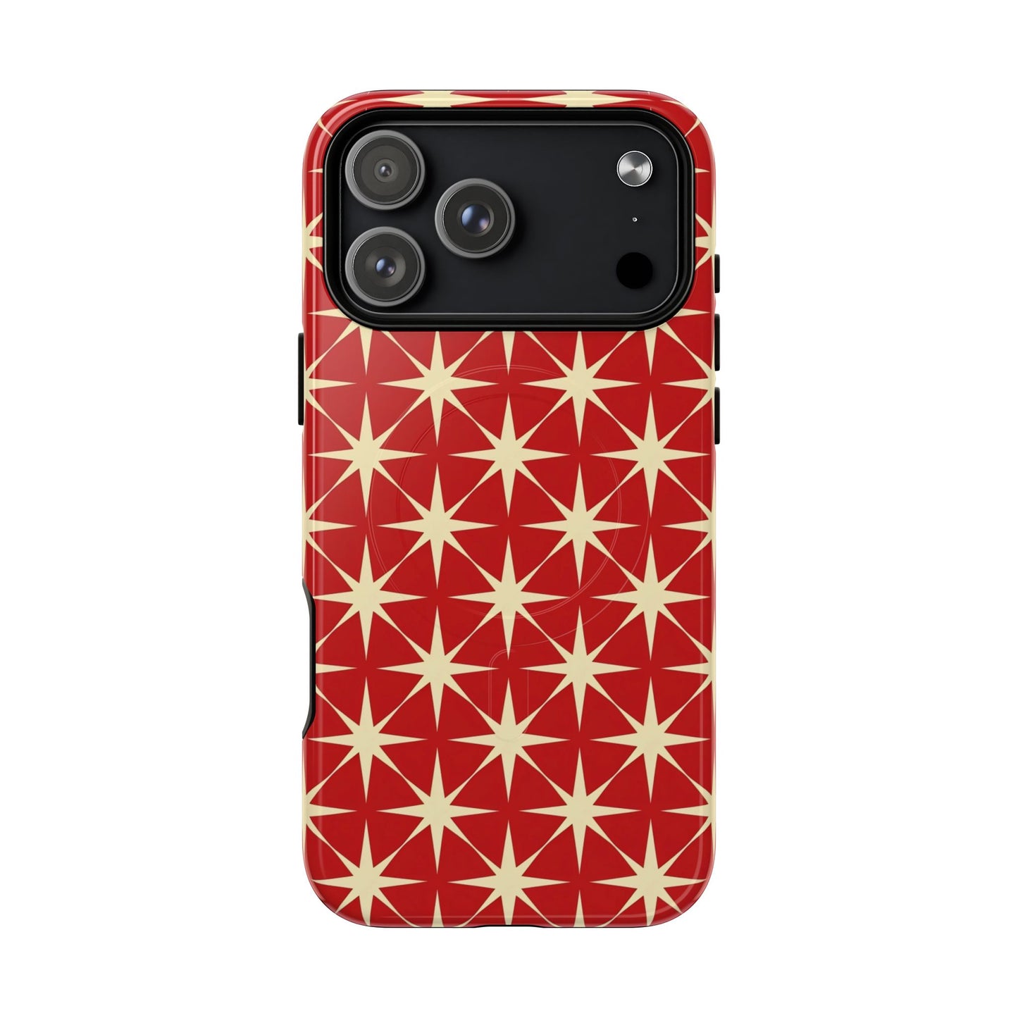 Crimson Star Tough Magnetic Phone Case